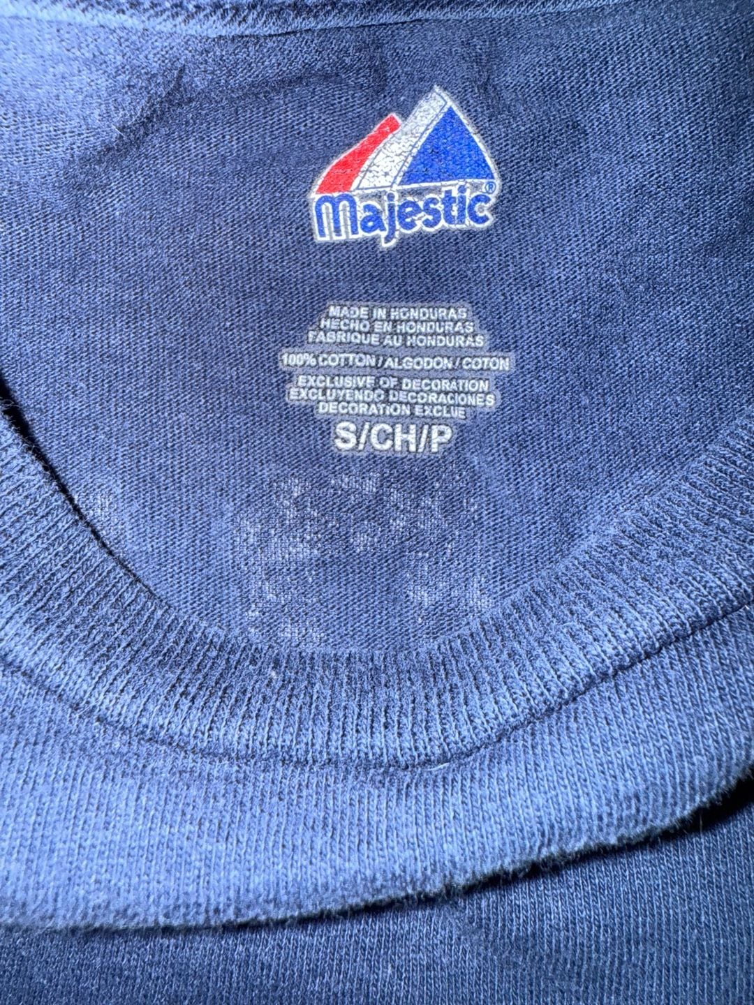 Majestic Detroit Tigers Miguel Cabrera 24 T-Shirt Size S Blue Cotton 4