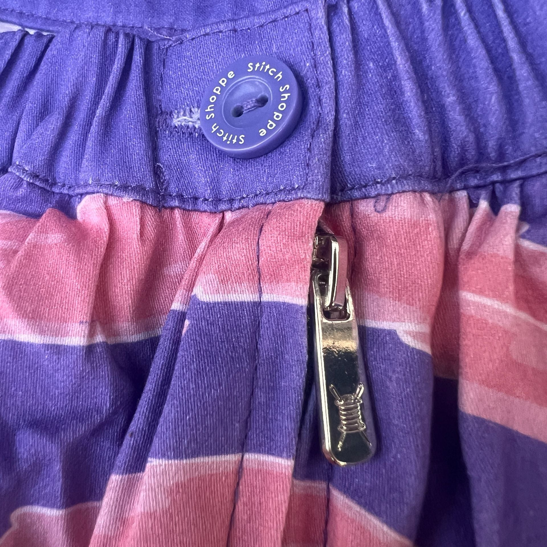 Stitch Shoppe Loungefly Beauty And The Beast Be Our Guest Skirt w Pockets Size M 7