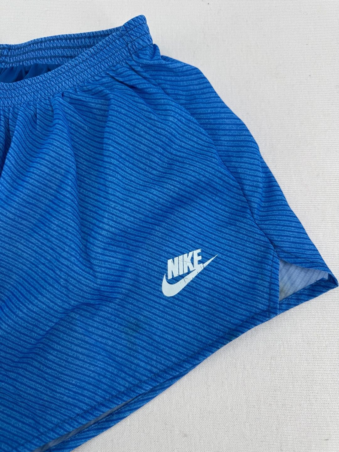 Nike Vintage Running Shorts Size L Blue Made In USA 1980s 6