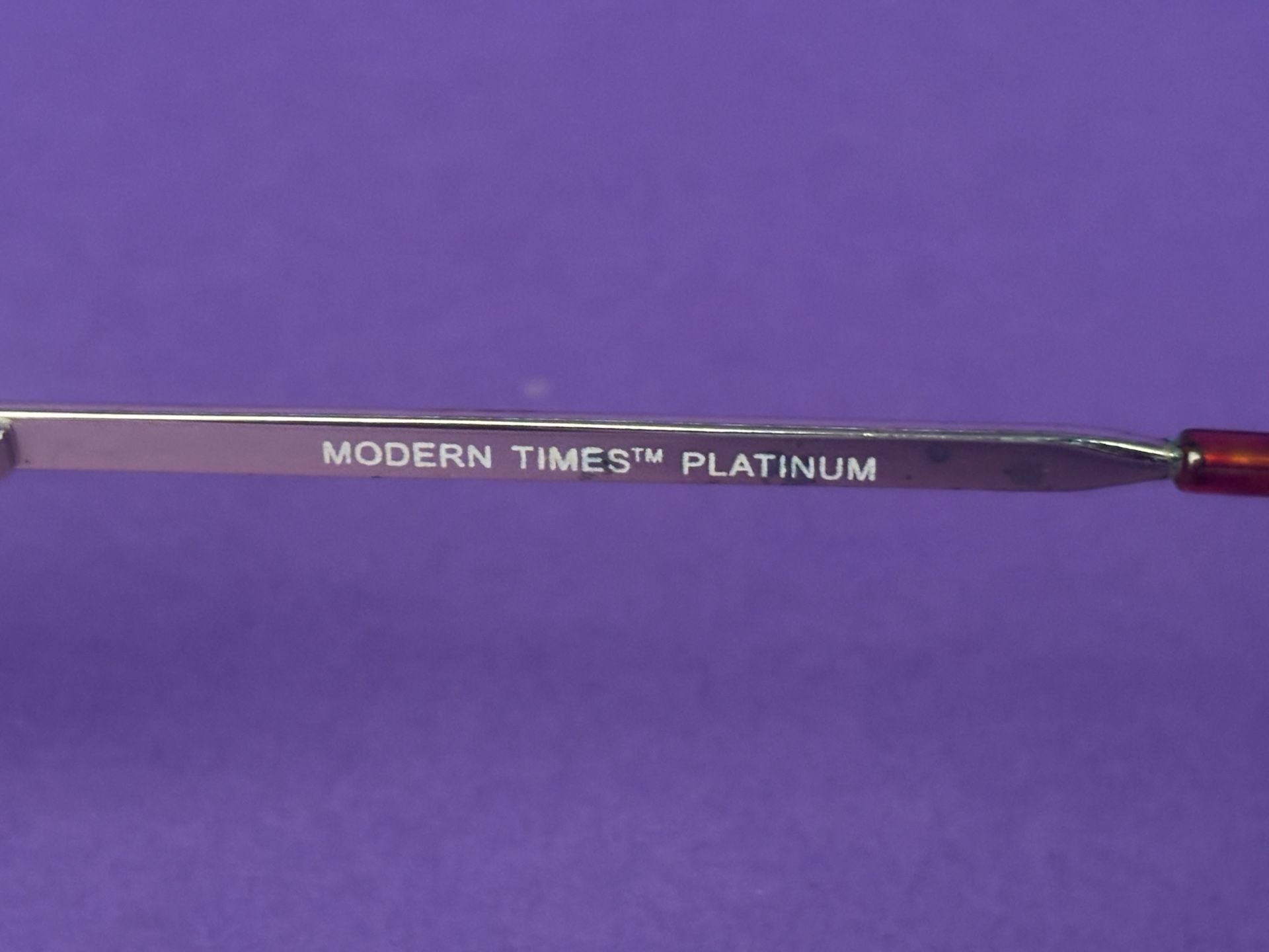 Modern Times Platinum Comet Size 52-16-140 Glasses 6