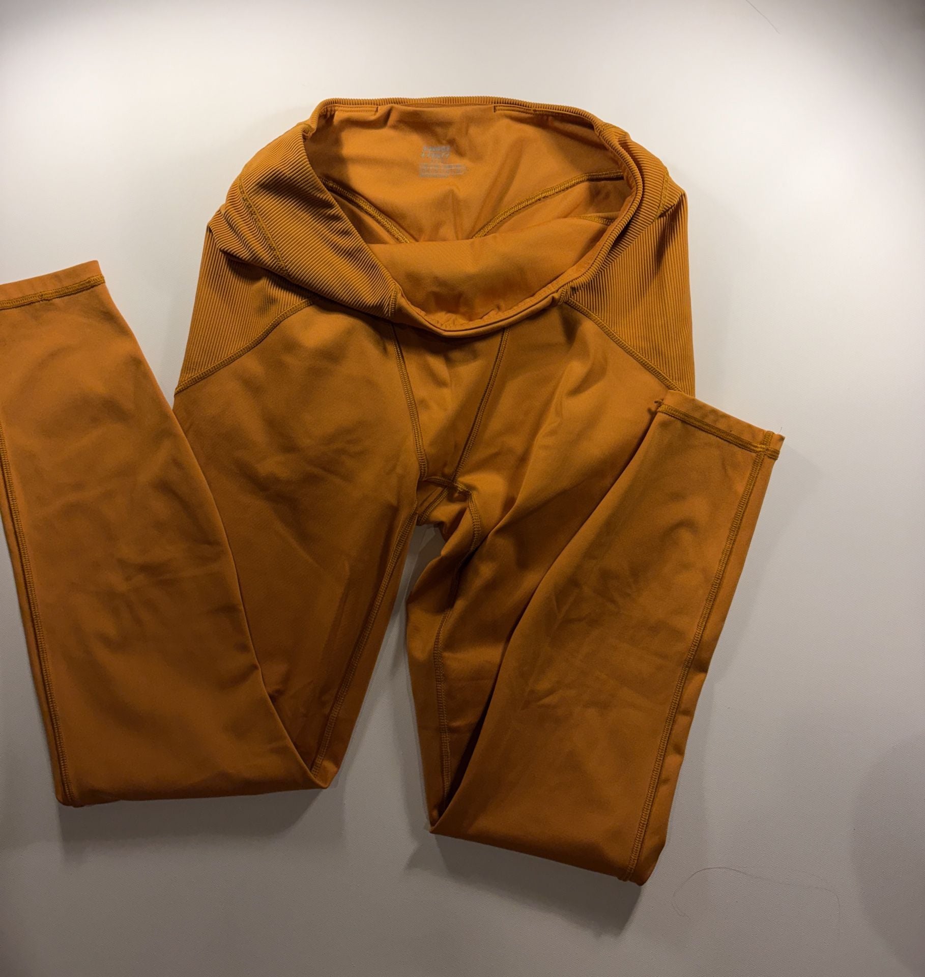 Savage X Fenty Leggings Size 12-14 Orange Athletic Pants 4