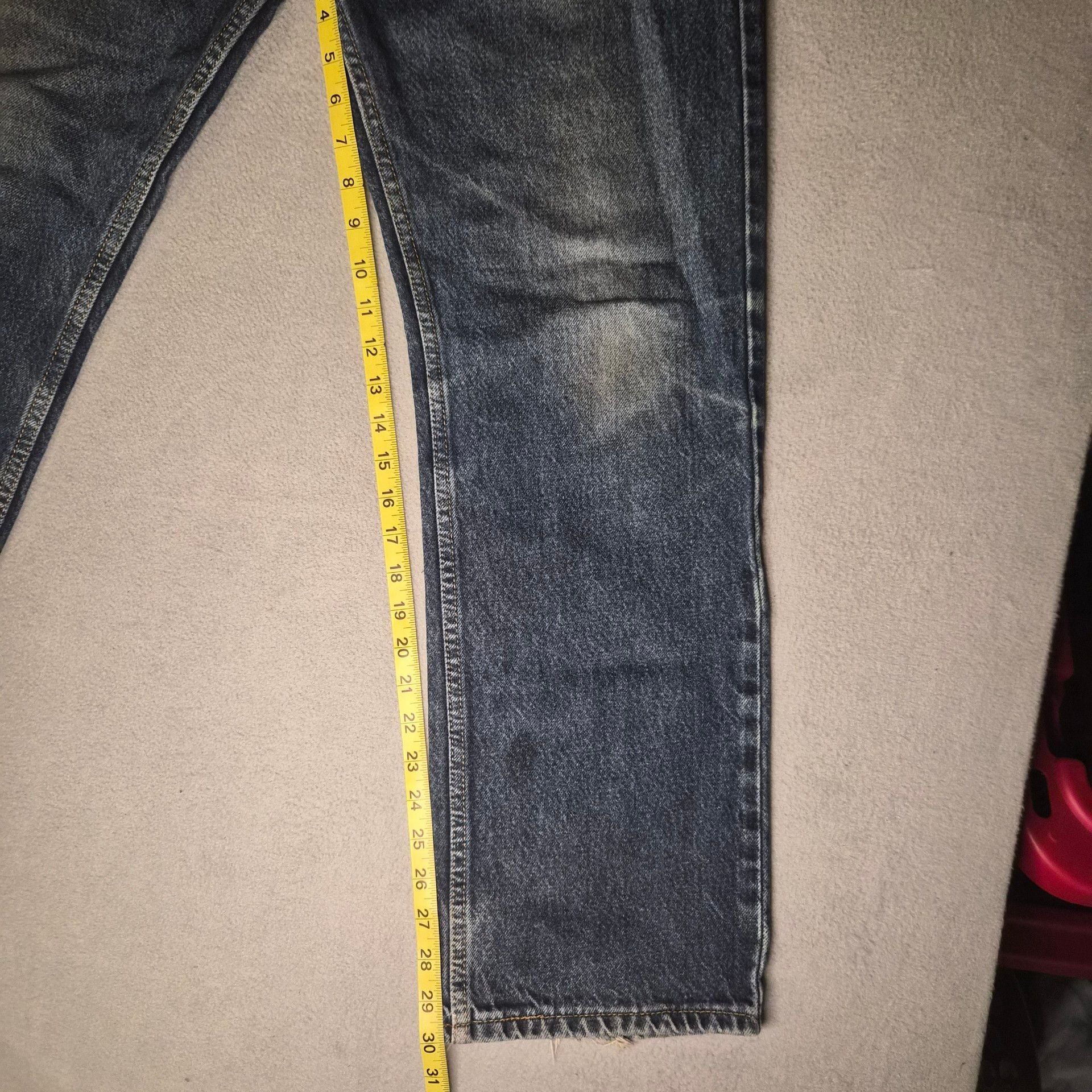 Vintage Levi's 505 Straight leg Jeans Size mens 34x30 Dark Wash Straight Fit 7