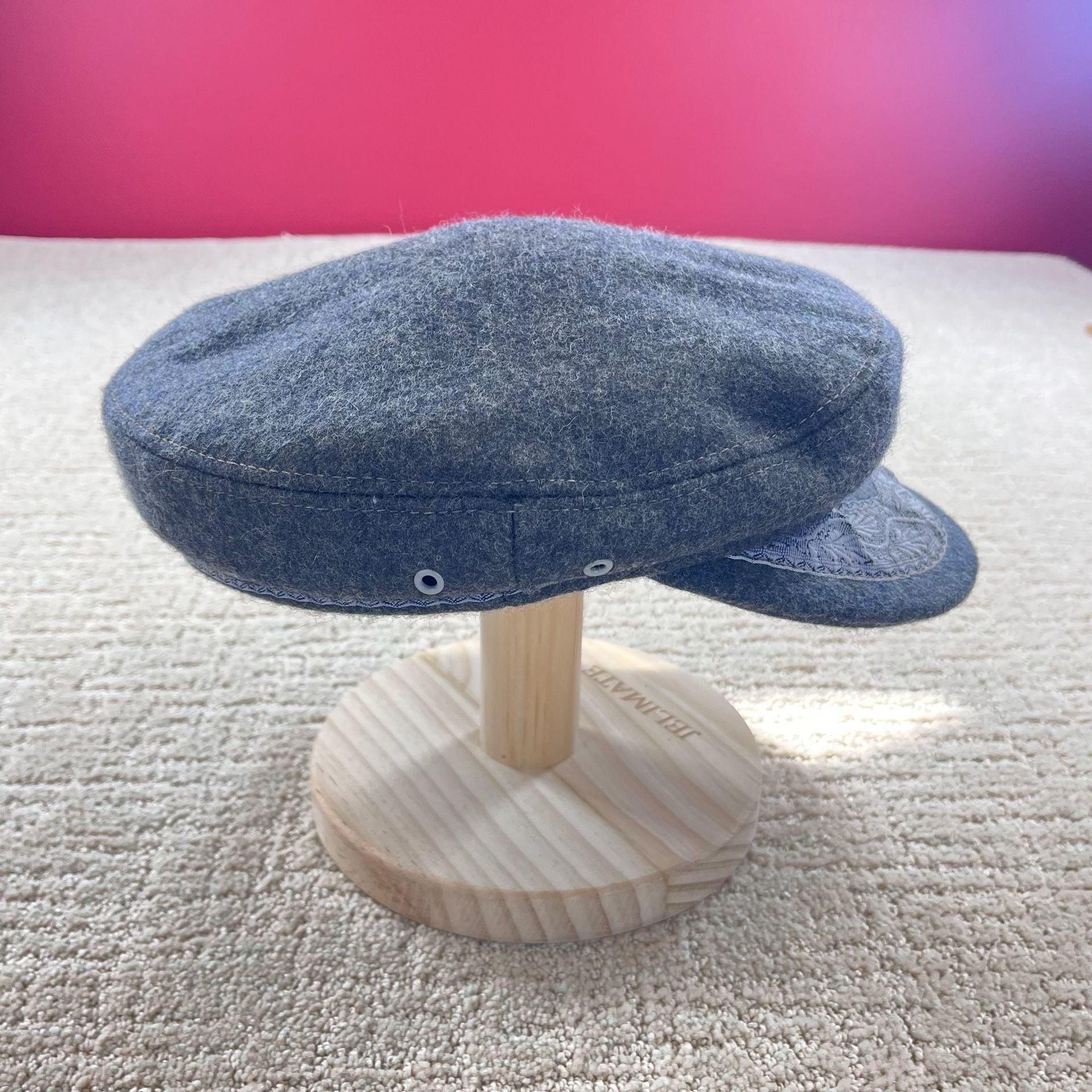 Dorfman Pacific Co. Authentic Fisherman's Cap Gray Wool Blend Made in Greece 3