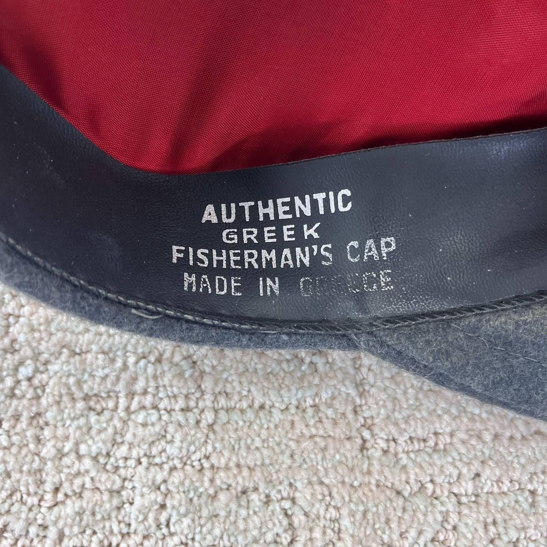 Dorfman Pacific Co. Authentic Fisherman's Cap Gray Wool Blend Made in Greece 6