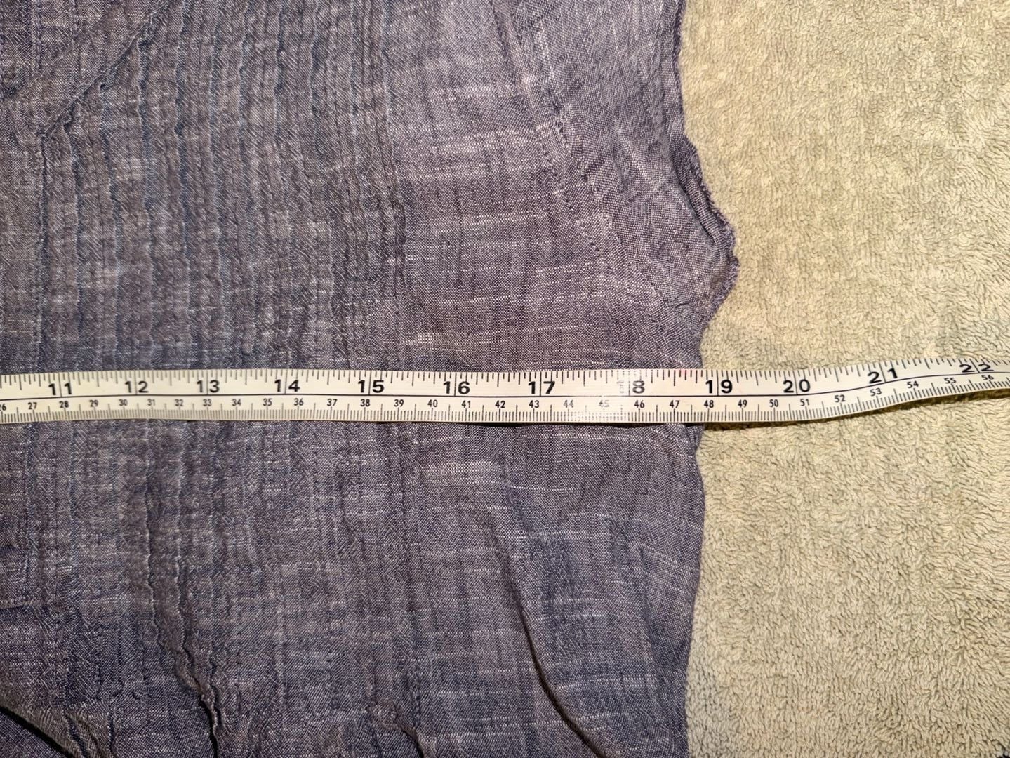 Aventura Devon Dress Size L Gray Organic Cotton Flutter Sleeve 6