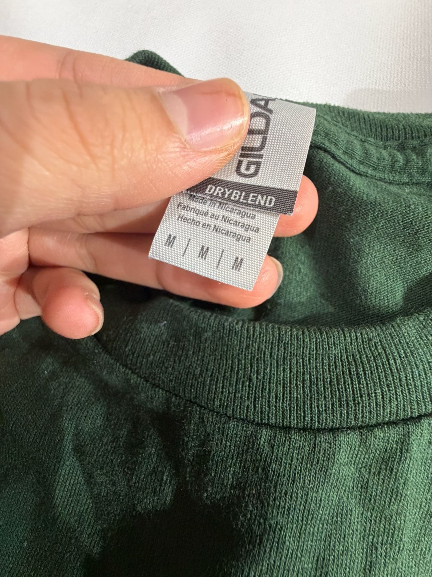 Gildan LLOG Exploration Dark Green Graphic T-Shirt Medium 4