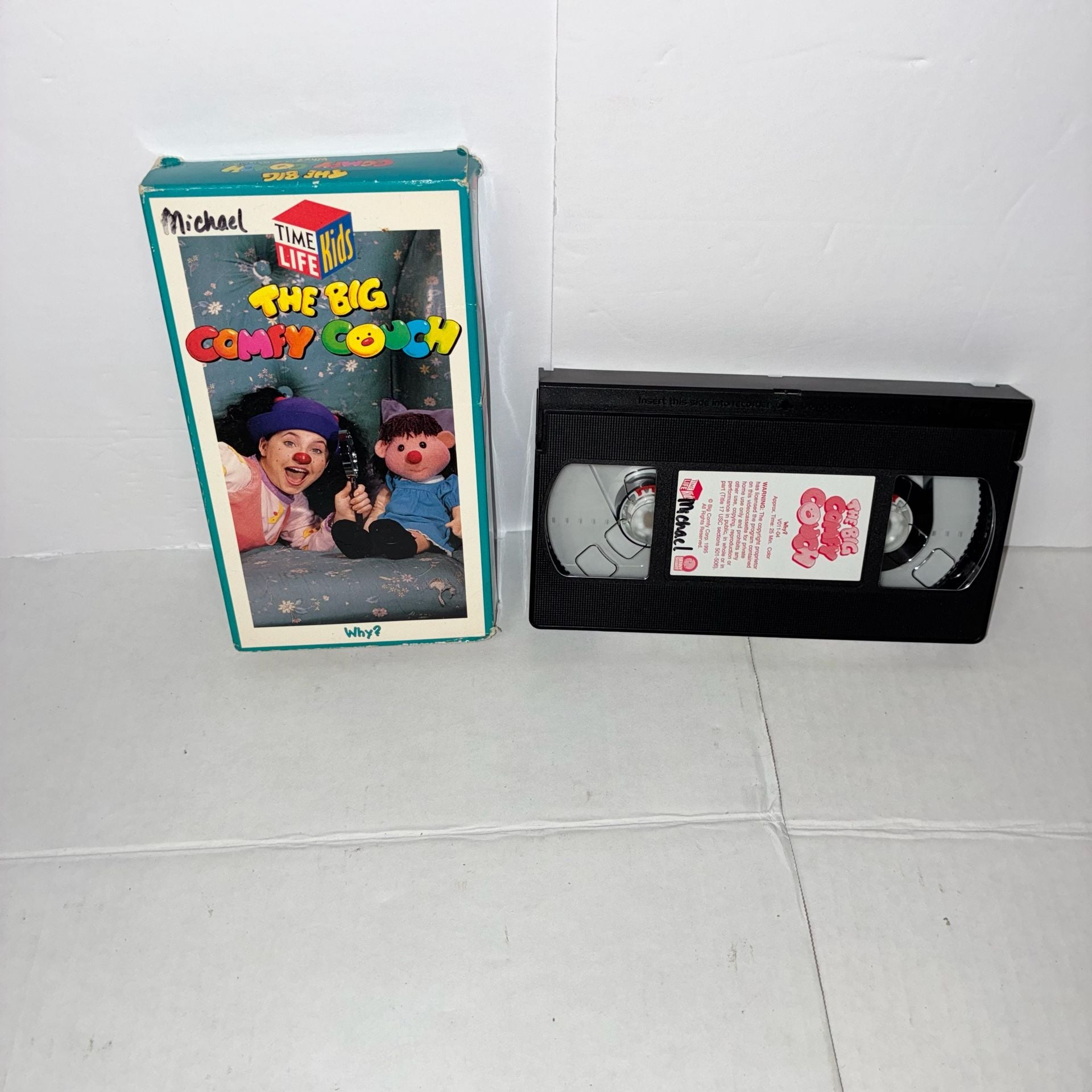 Time Life Kids The Big Comfy Couch Why? VHS Tape 1