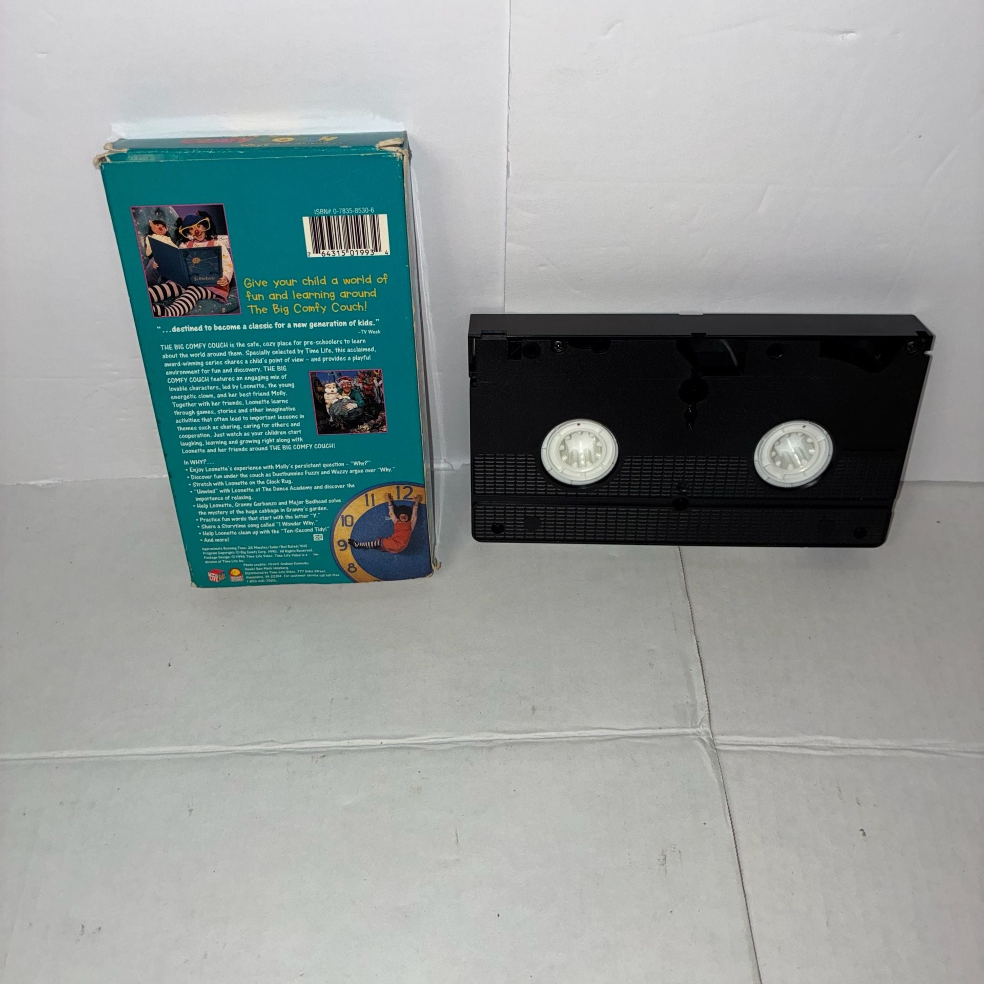 Time Life Kids The Big Comfy Couch Why? VHS Tape 2