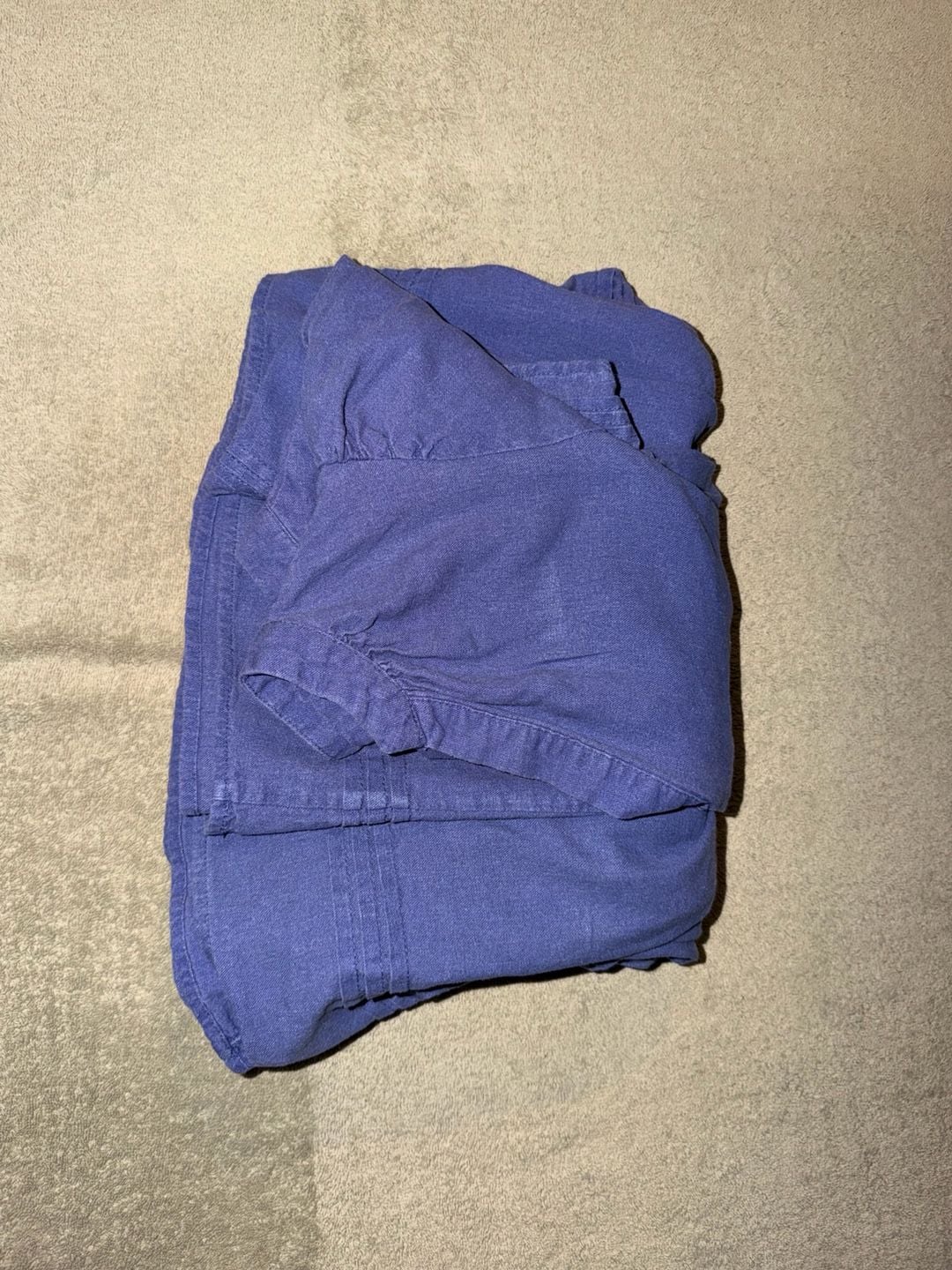 Cynthia Rowley Tiered Midi Dress Size S Blue Linen Short Sleeve 11
