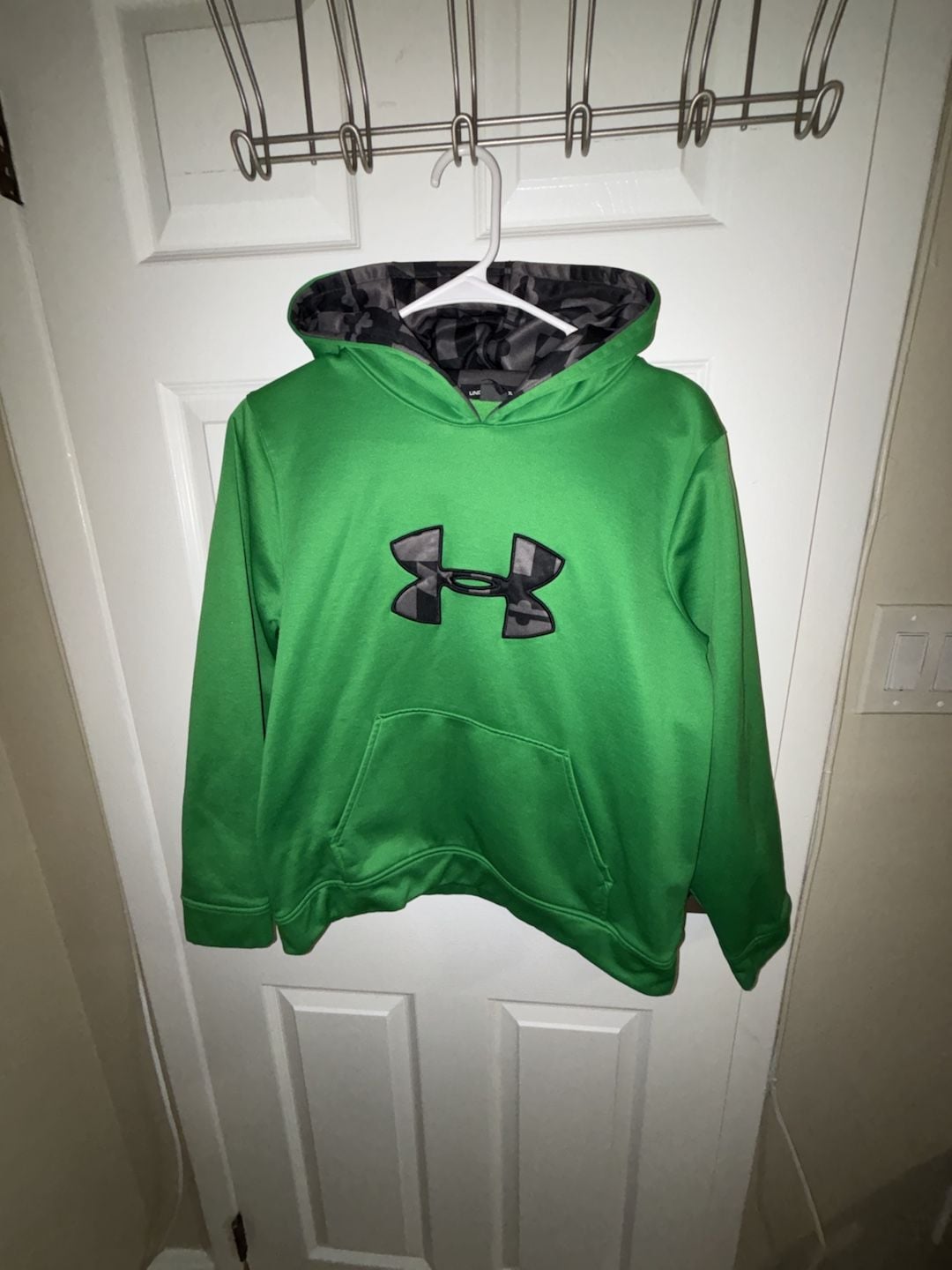 Under Armour Youth XL Hoodie Green Camo 2