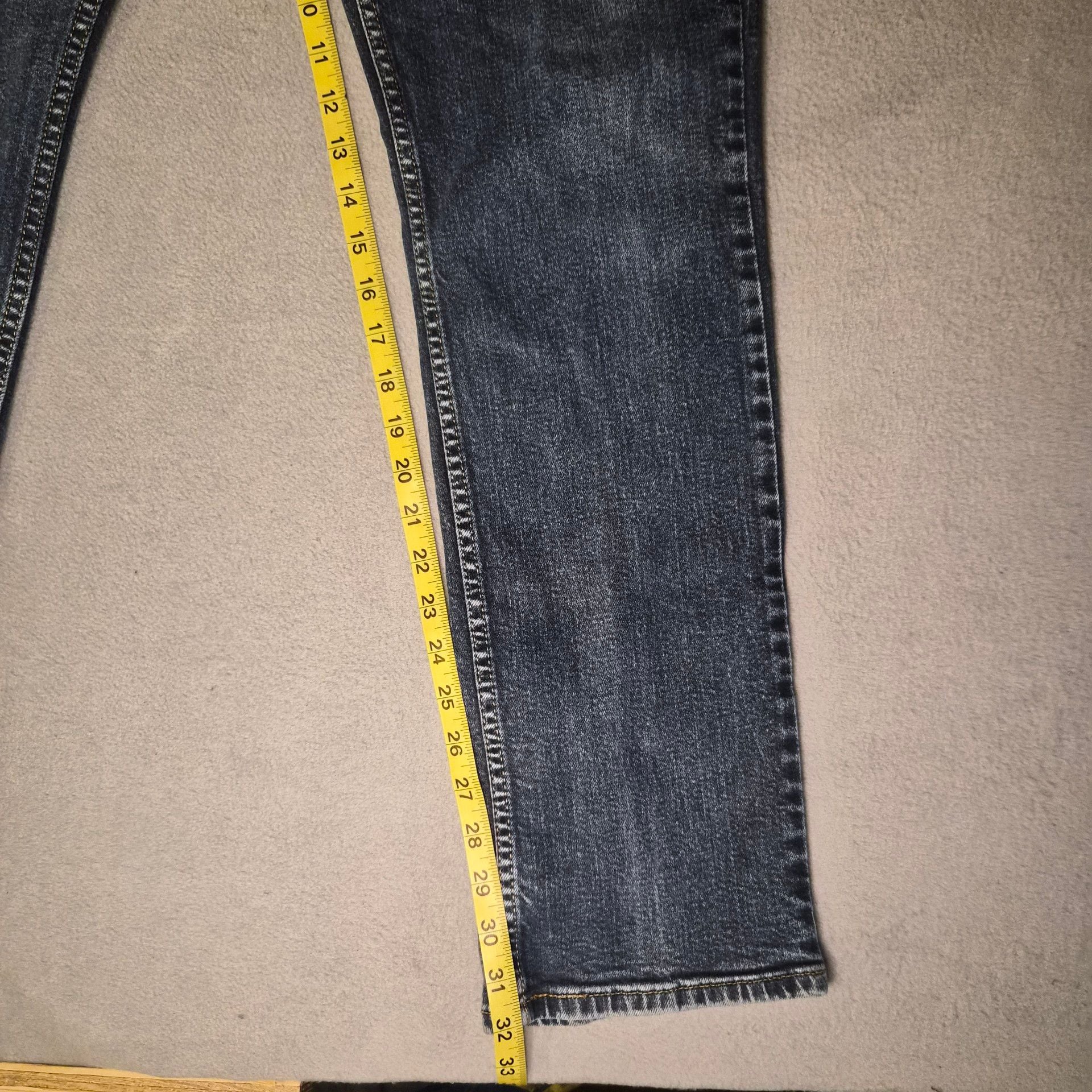Levi's 514 Dark wash Straight Leg Blue Demin Jeans Size mens 36x32 7