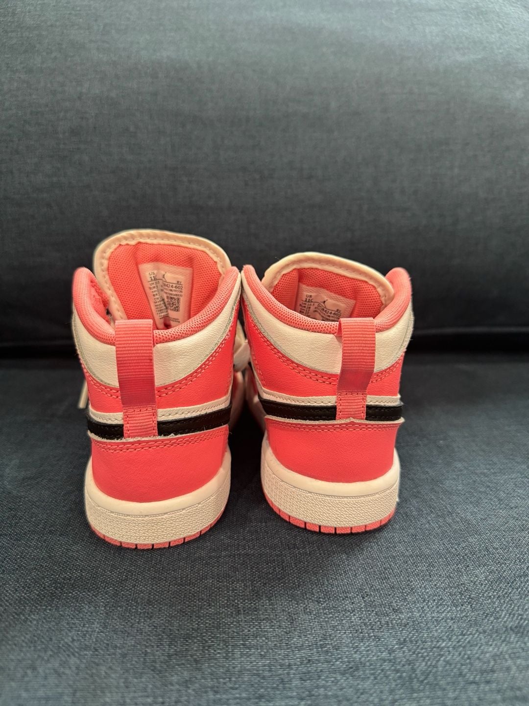 Jordan Air Jordan 1 Mid Size 11C Pink White Black 4