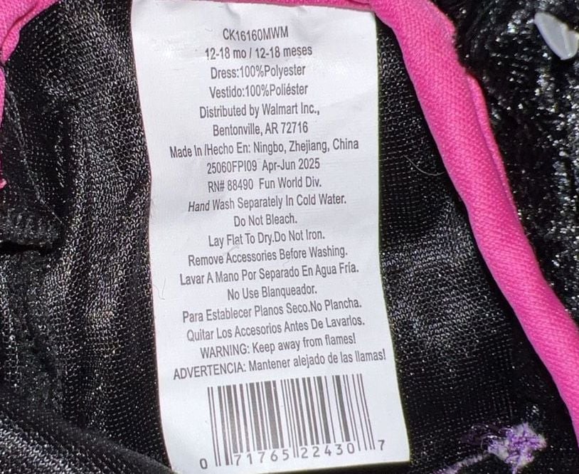 Fun World Good Witch Costume Size 12-18 Mo
*No headband, discounted. 5