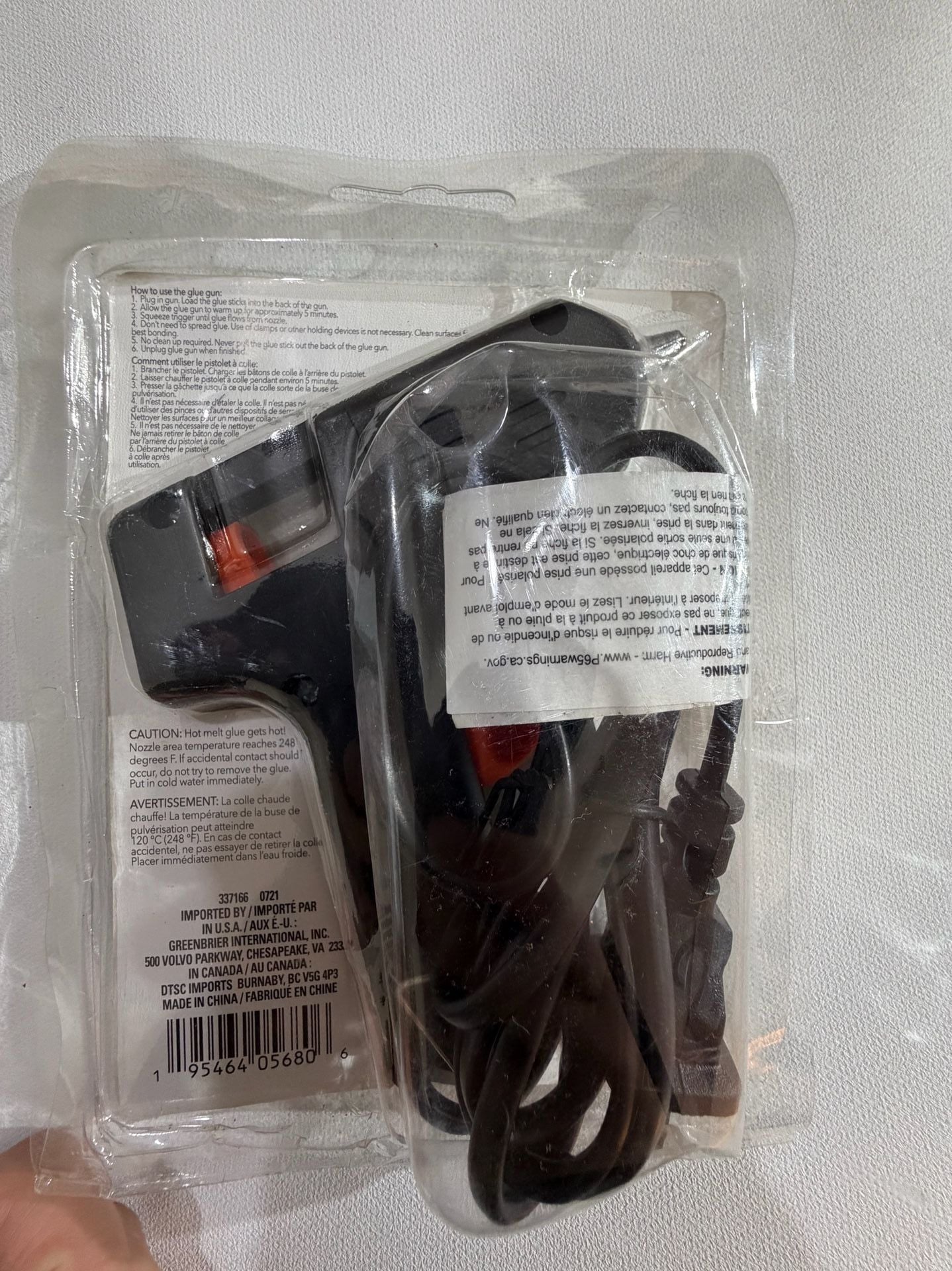 Crafter's Square Black Hot Glue Gun 120V 4W Craft Supply 3