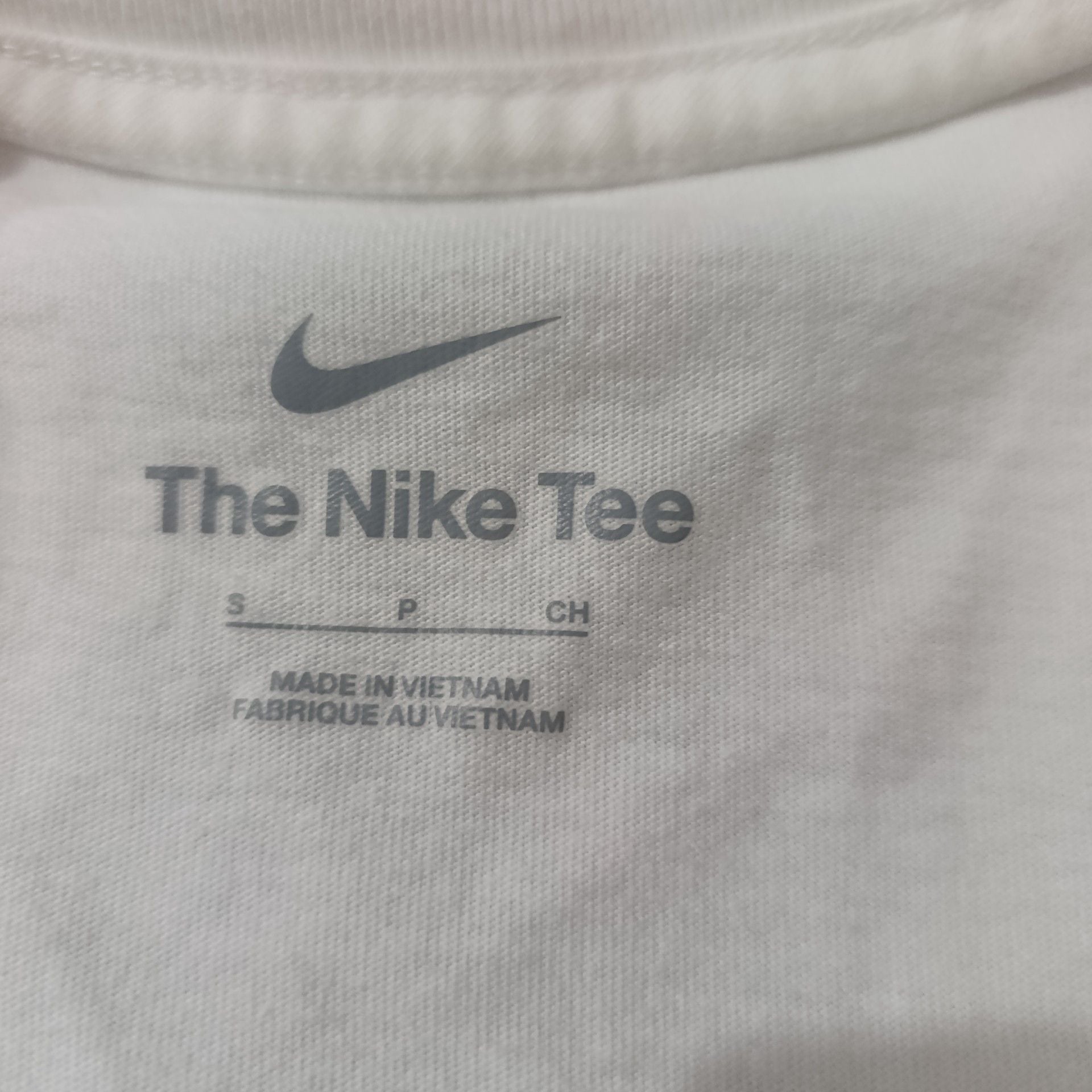 Nike The Nike Tee Men's S White Multi Logo Swoosh Graphic T-Shirt 4