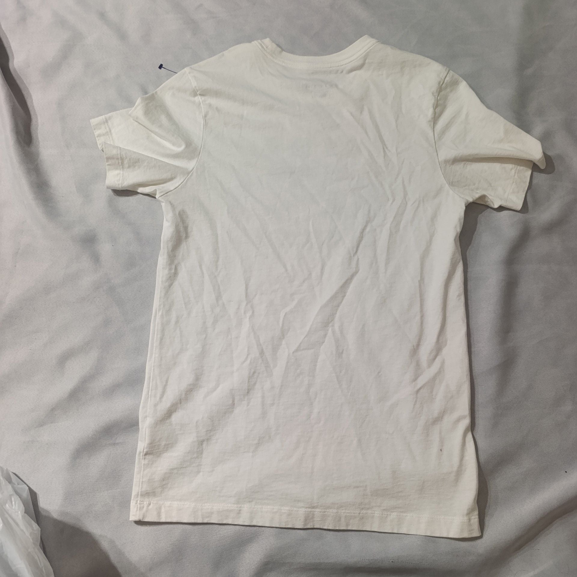 Nike The Nike Tee Men's S White Multi Logo Swoosh Graphic T-Shirt 5