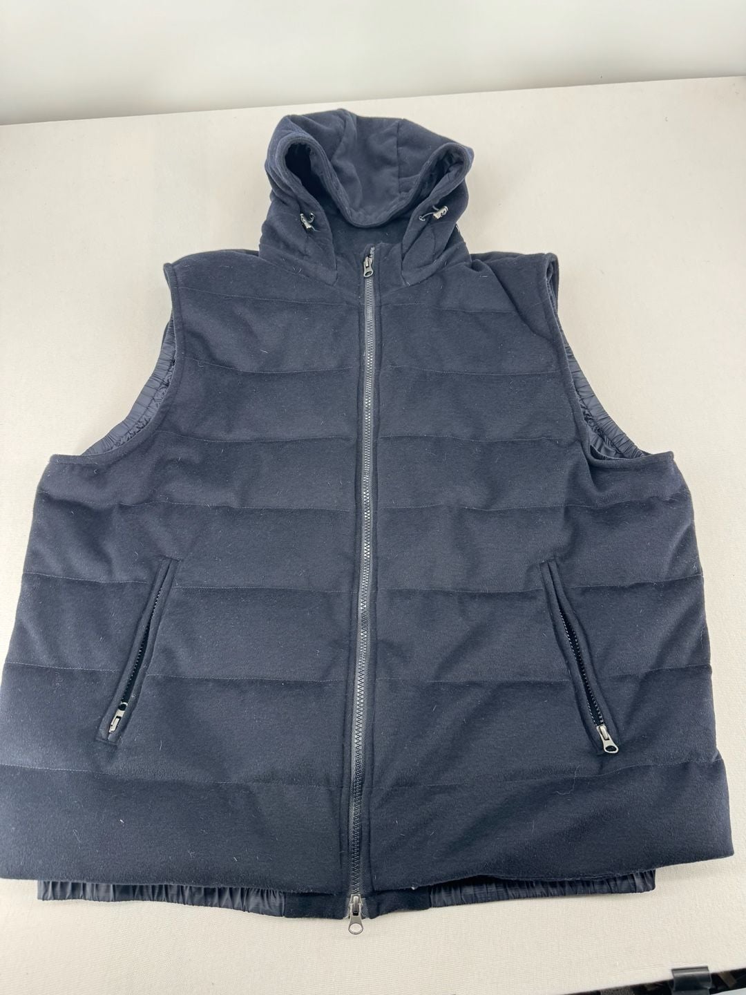 Richard Choi The One Puffer Vest Size XXL Black Hooded 4
