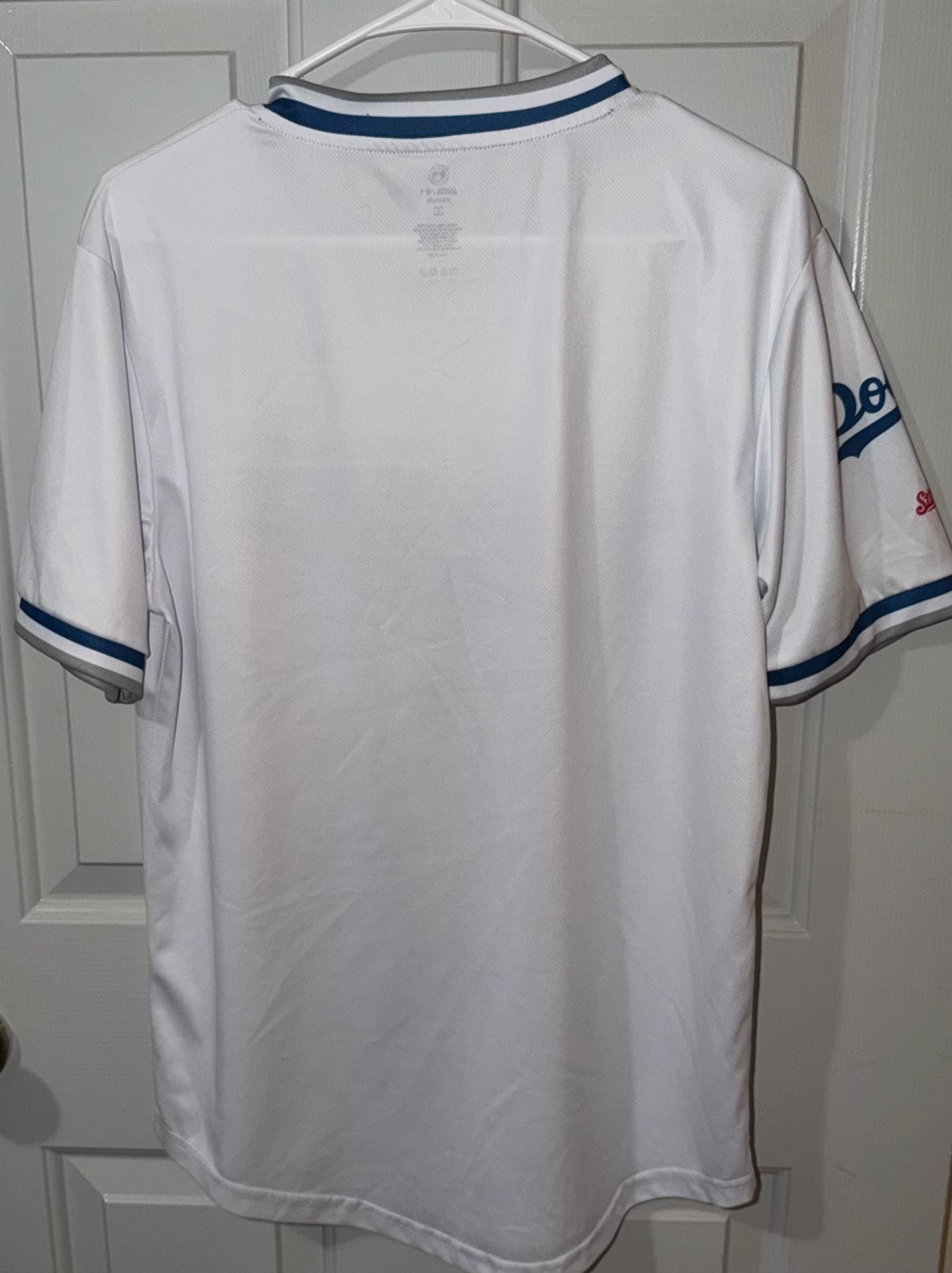 Stitches Los Angeles Dodgers Jersey Size Medium White MLB 5