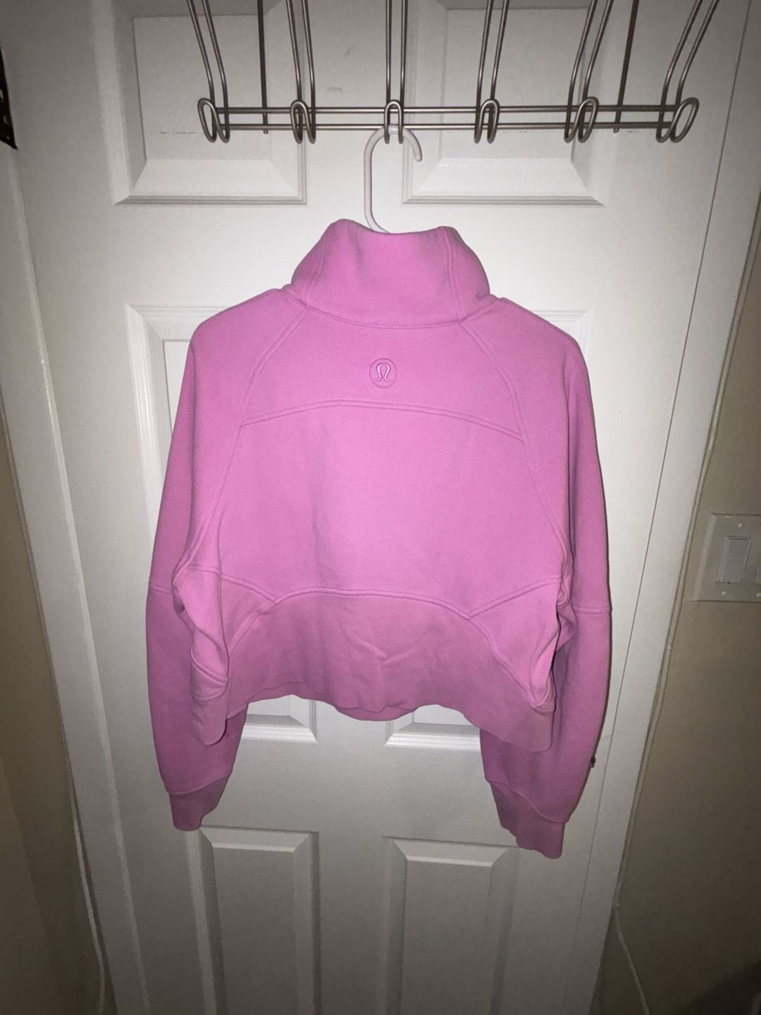 Lululemon Scuba Oversized 1/2 Zip Pink Hoodie 2