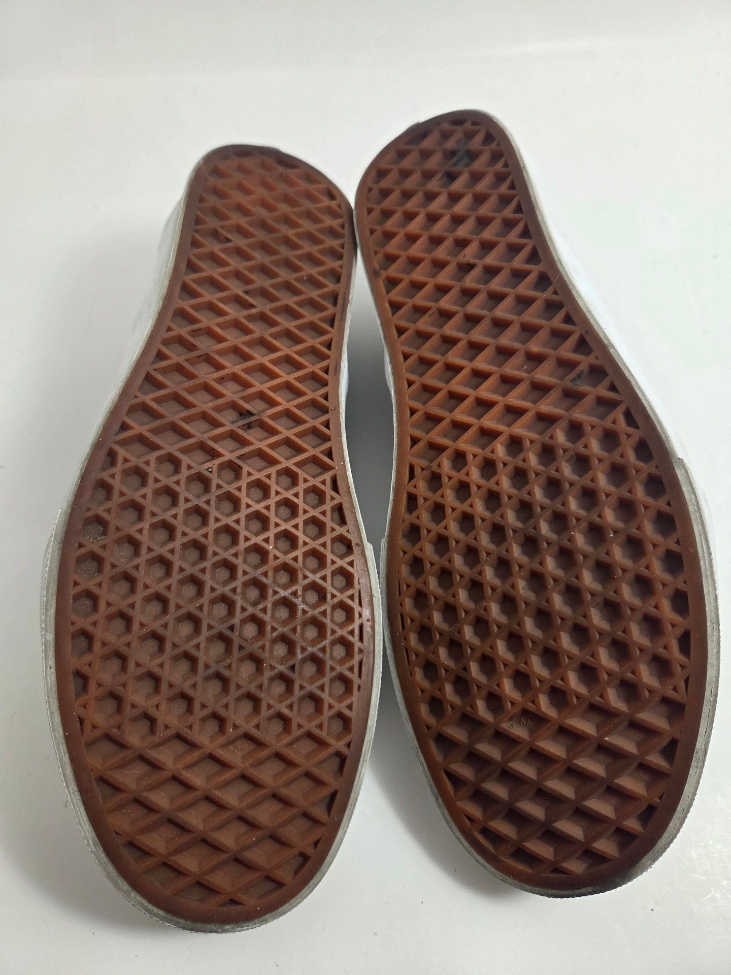 Vans Checkerboard Slip-On Gray Suede Shoes 10