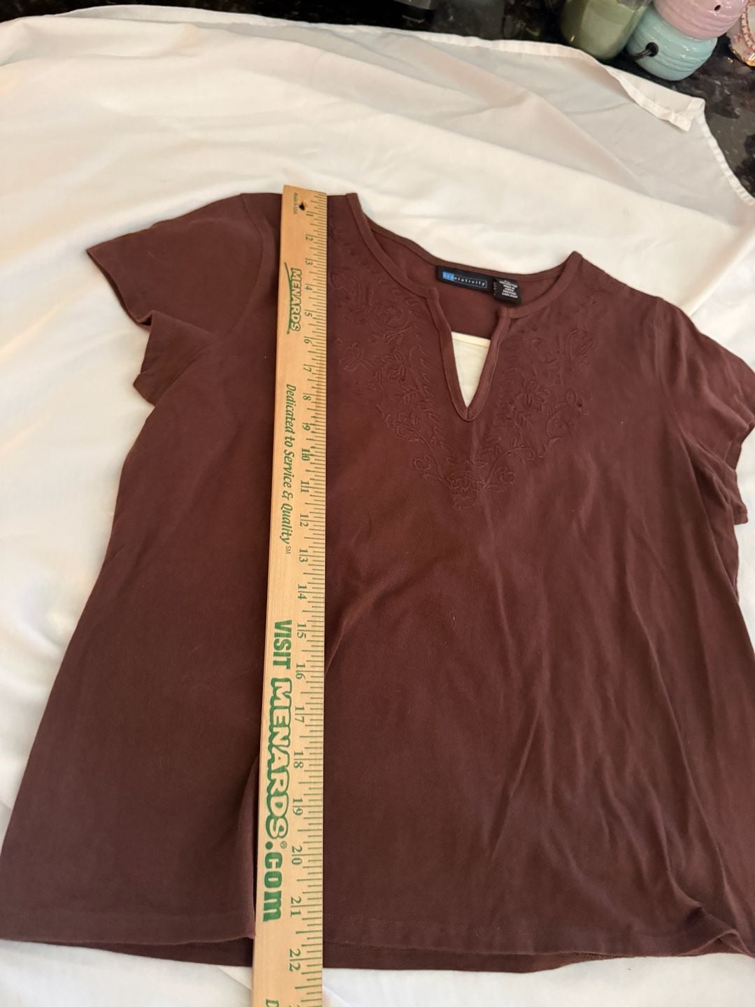 Relativity Sandwash Notch Top (Women) Petite L 8