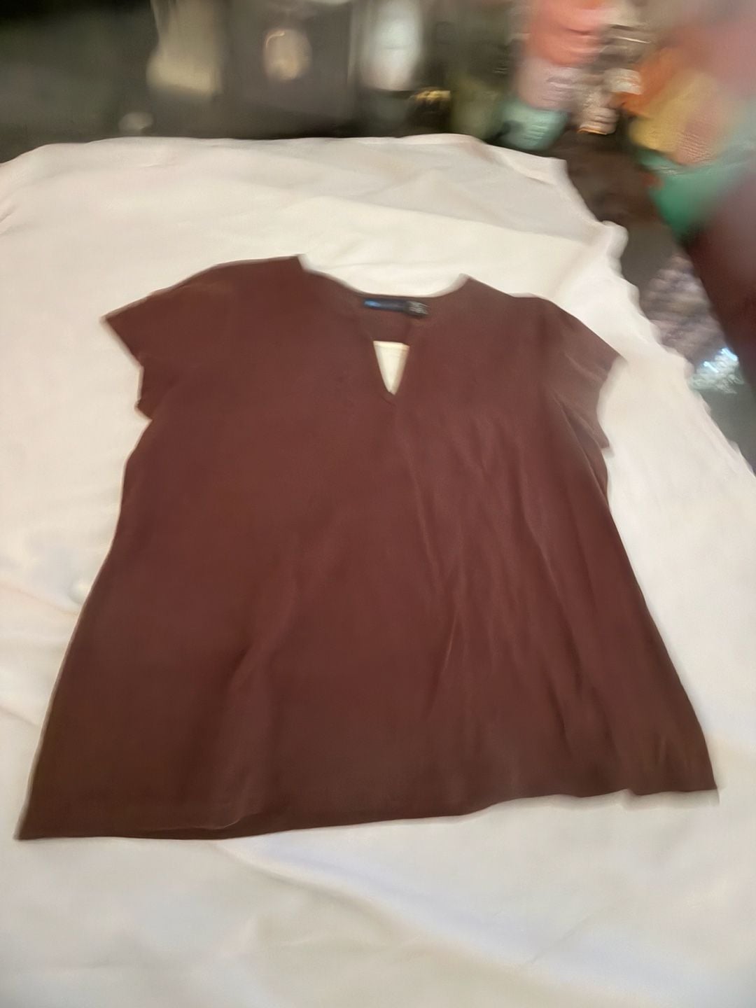 Relativity Sandwash Notch Top (Women) Petite L 10