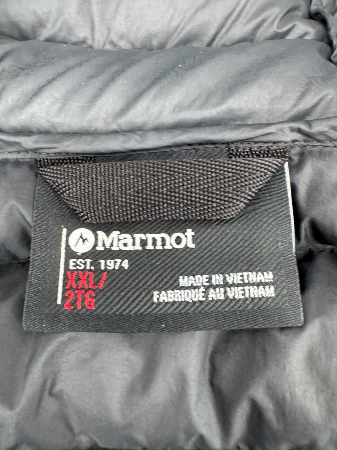 Marmot Down Jacket Size XXL Black Puffer Hooded 5