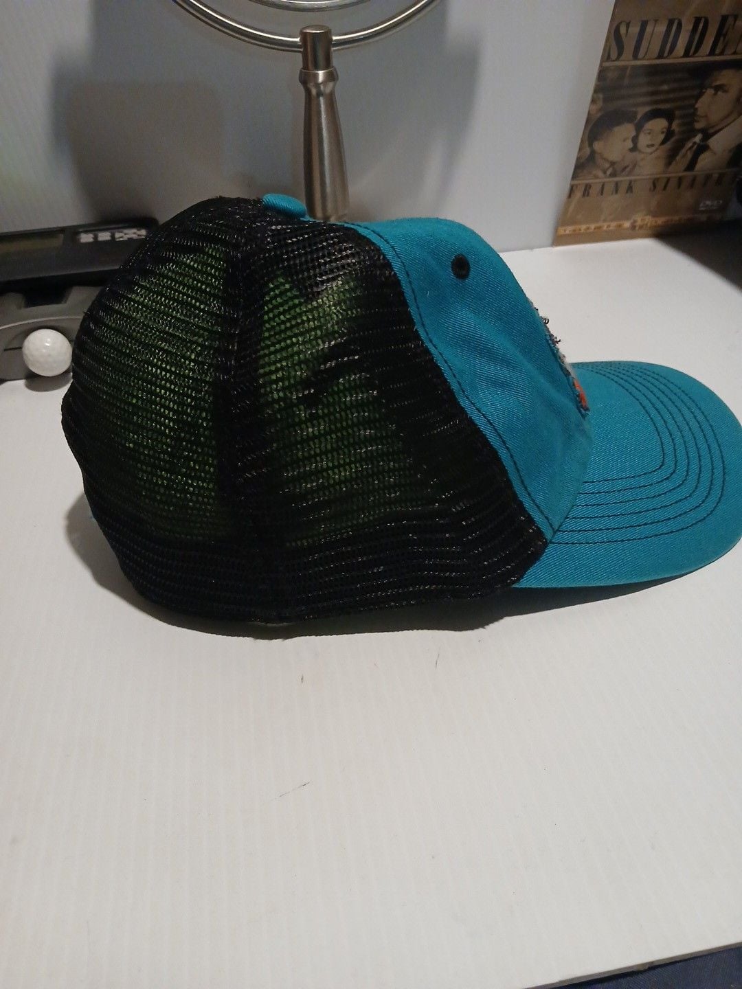 47 Brand Super Bowl LII HTX Trucker Hat OSFA Blue Black Mesh 3
