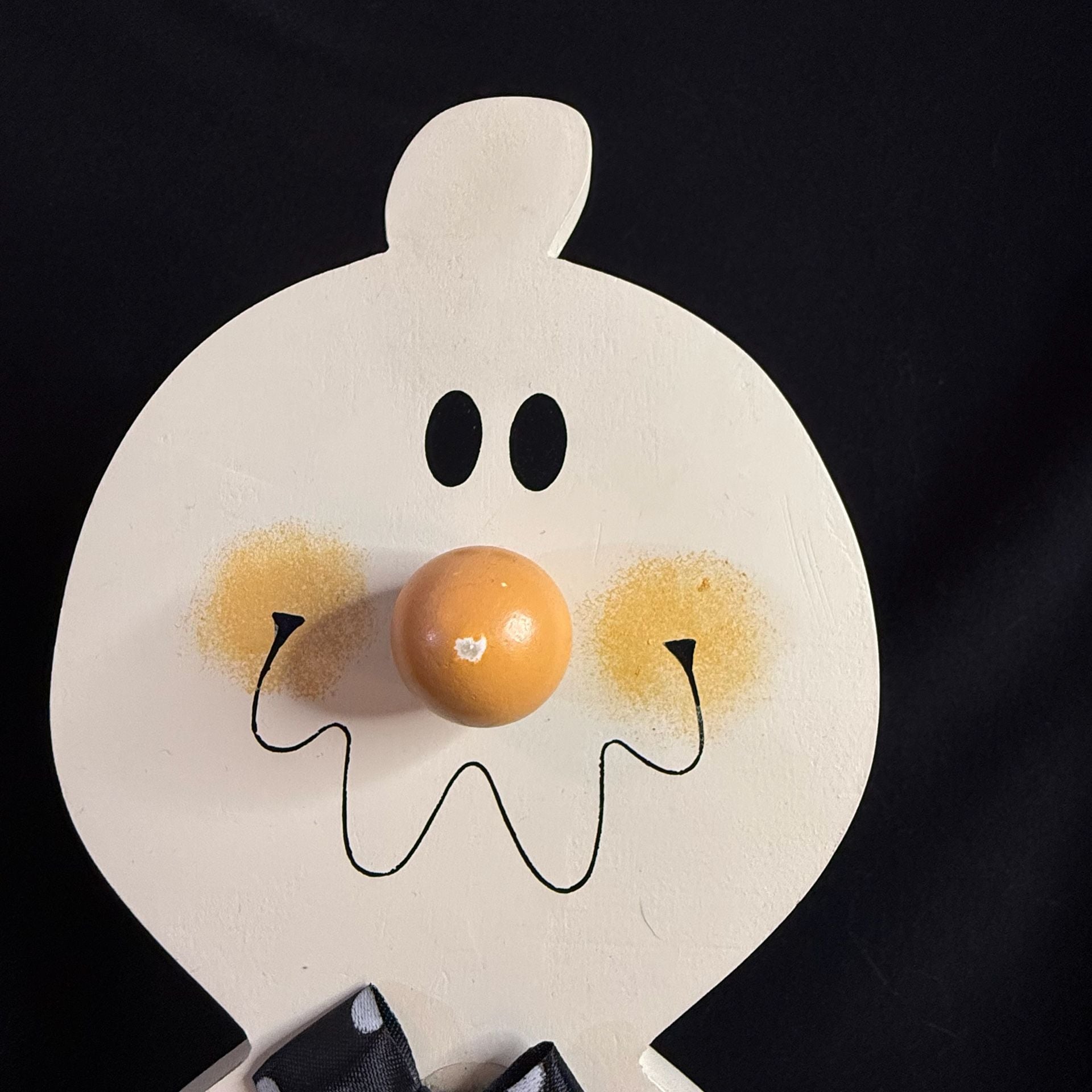 Terry's Village Wooden Halloween Ghost Cat Pumpkin Wall Decor 4