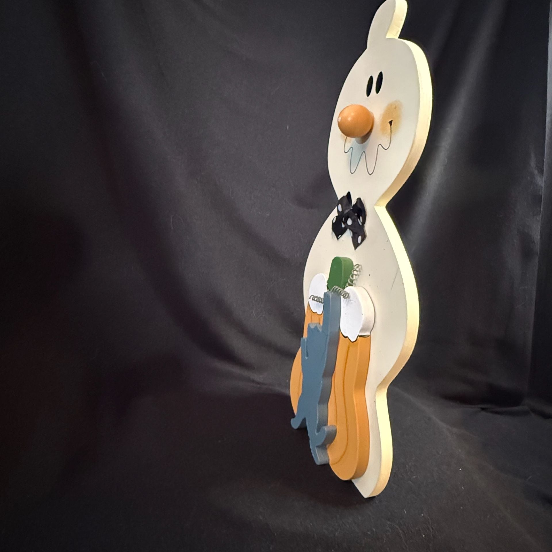 Terry's Village Wooden Halloween Ghost Cat Pumpkin Wall Decor 9