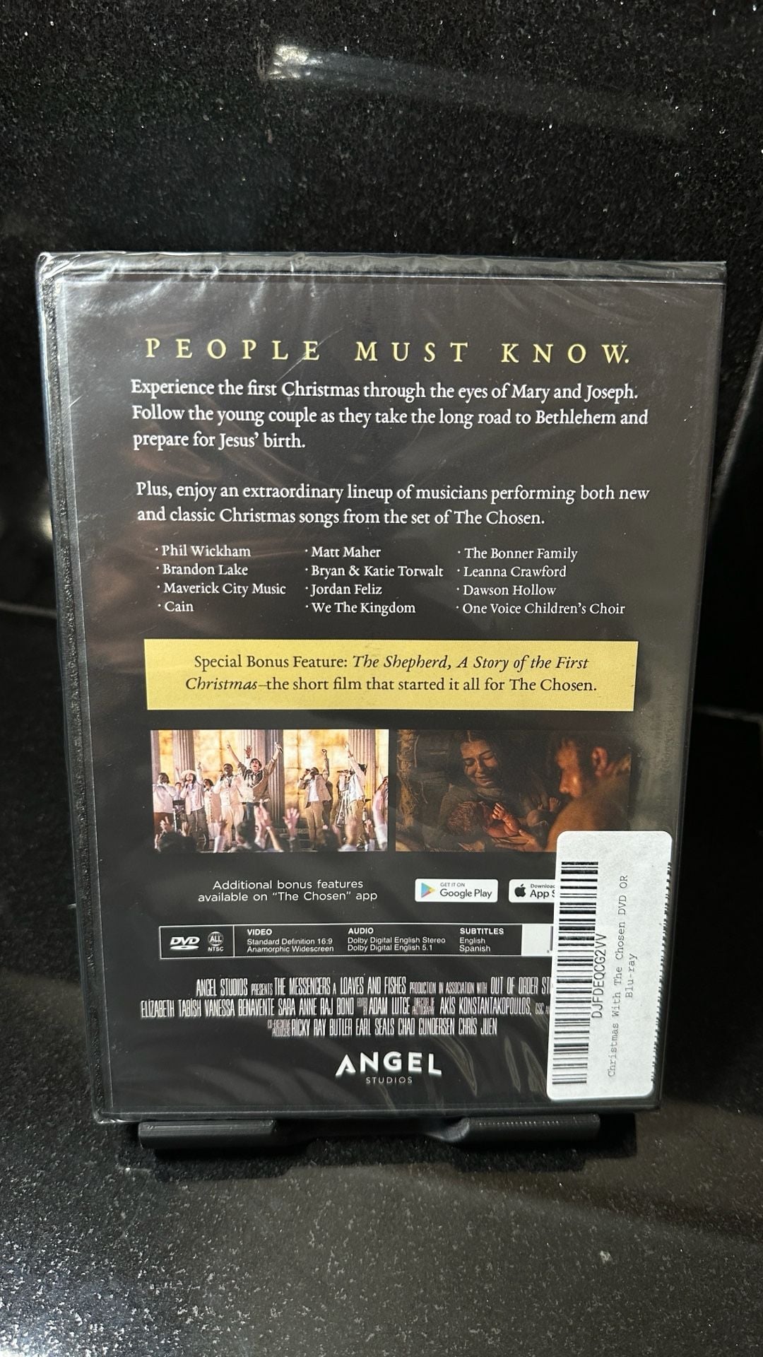 Angel Studios Christmas With The Chosen The Messengers DVD New Sealed 2