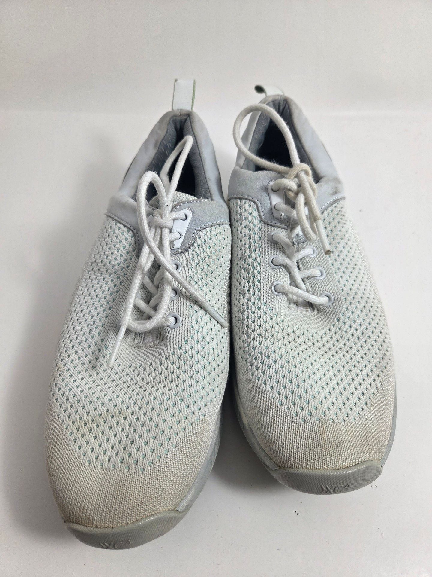 J&M Collection XC4 Sneaker White Grey Mesh Golf Shoes 3