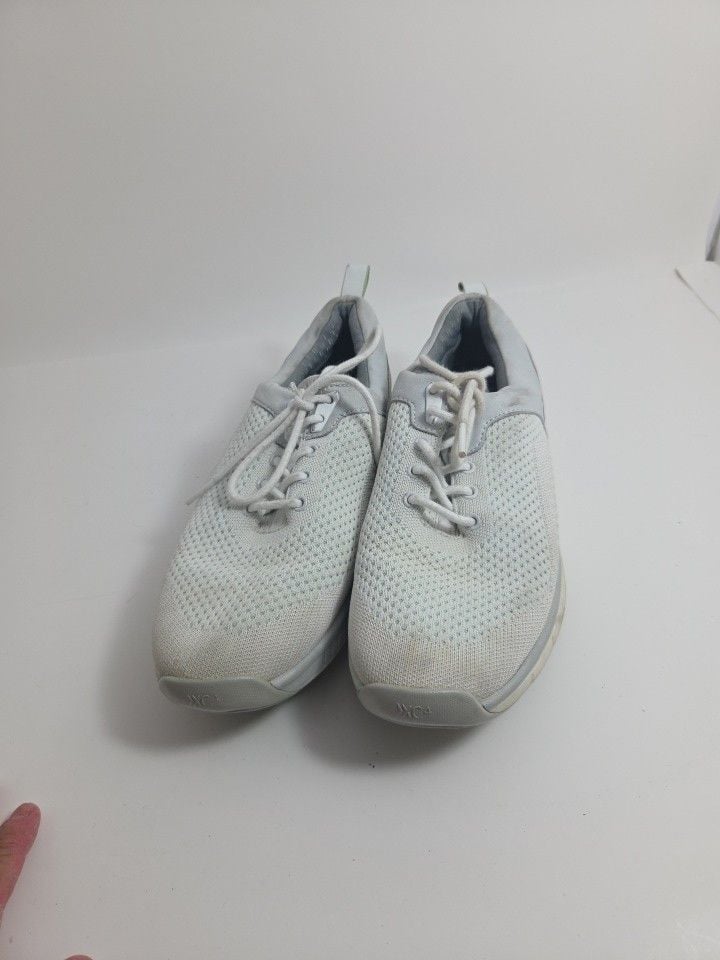 J&M Collection XC4 Sneaker White Grey Mesh Golf Shoes 4
