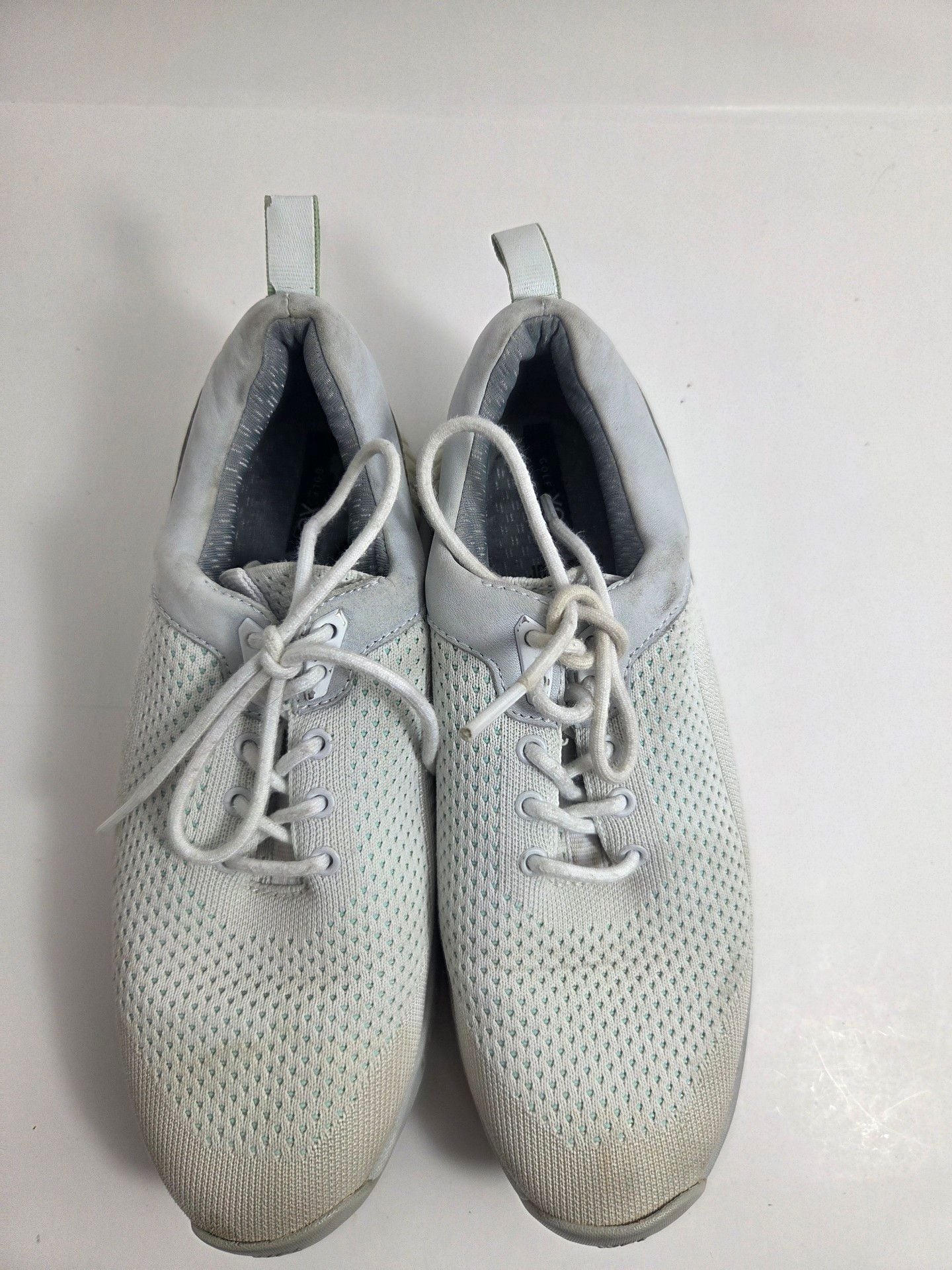 J&M Collection XC4 Sneaker White Grey Mesh Golf Shoes 6