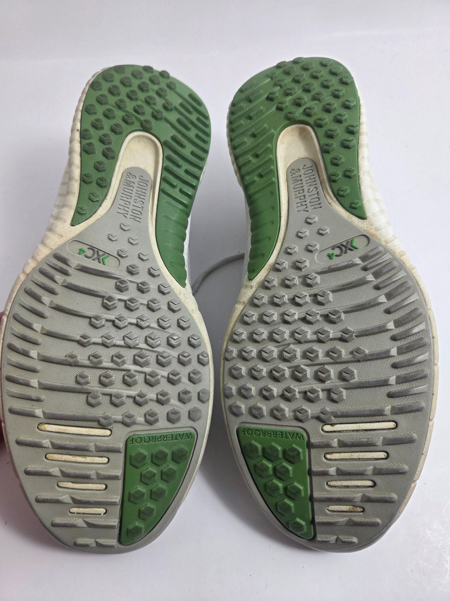 J&M Collection XC4 Sneaker White Grey Mesh Golf Shoes 12