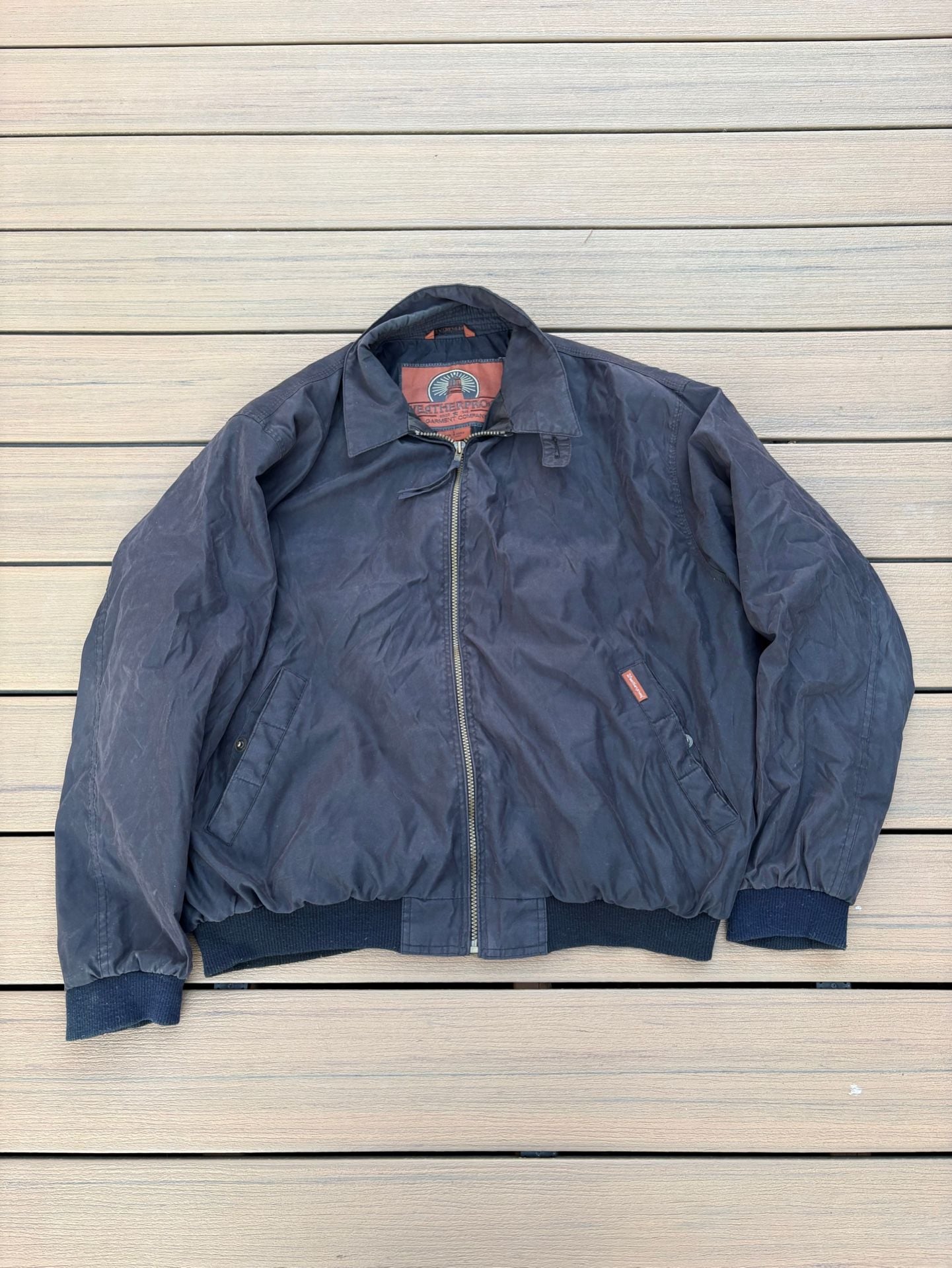 Weatherproof Garment Company Bomber Jacket Size L Black 2