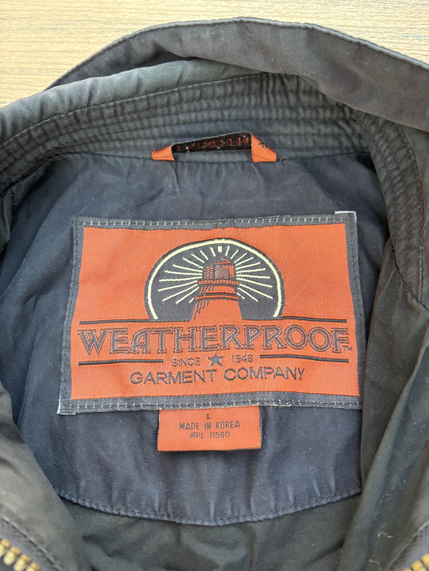 Weatherproof Garment Company Bomber Jacket Size L Black 3