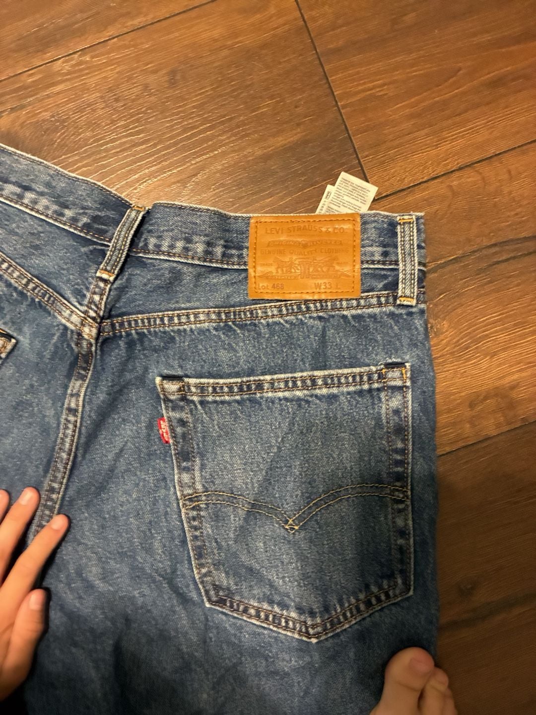 Levi's Lot 468 Size 33 Blue Denim Shorts 3