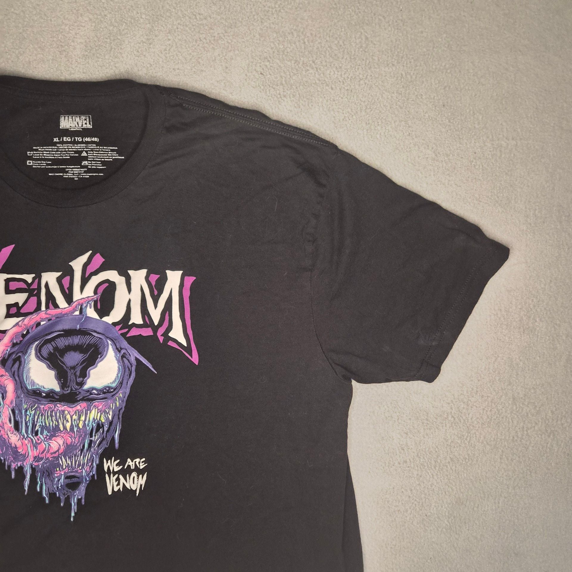 Marvel Venom Graphic T-Shirt XL Black We Are Venom Tee Unisex size XL 4