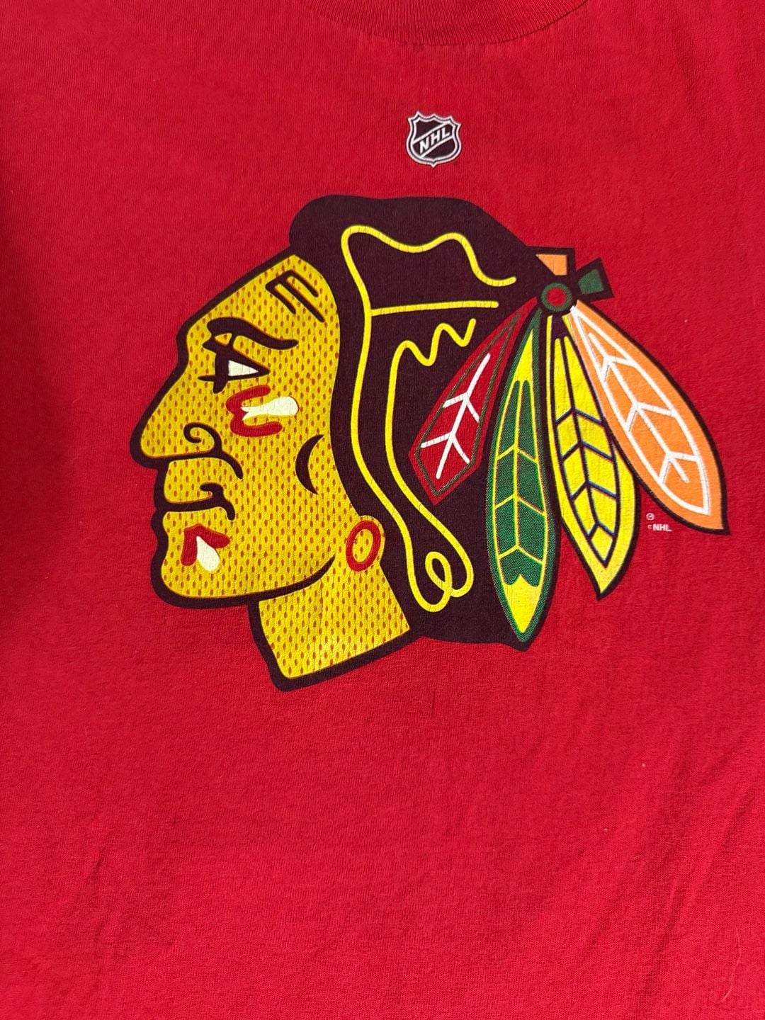 Reebok Chicago Blackhawks Niemi 31 T-Shirt Red NHL Hockey Graphic Tee 4