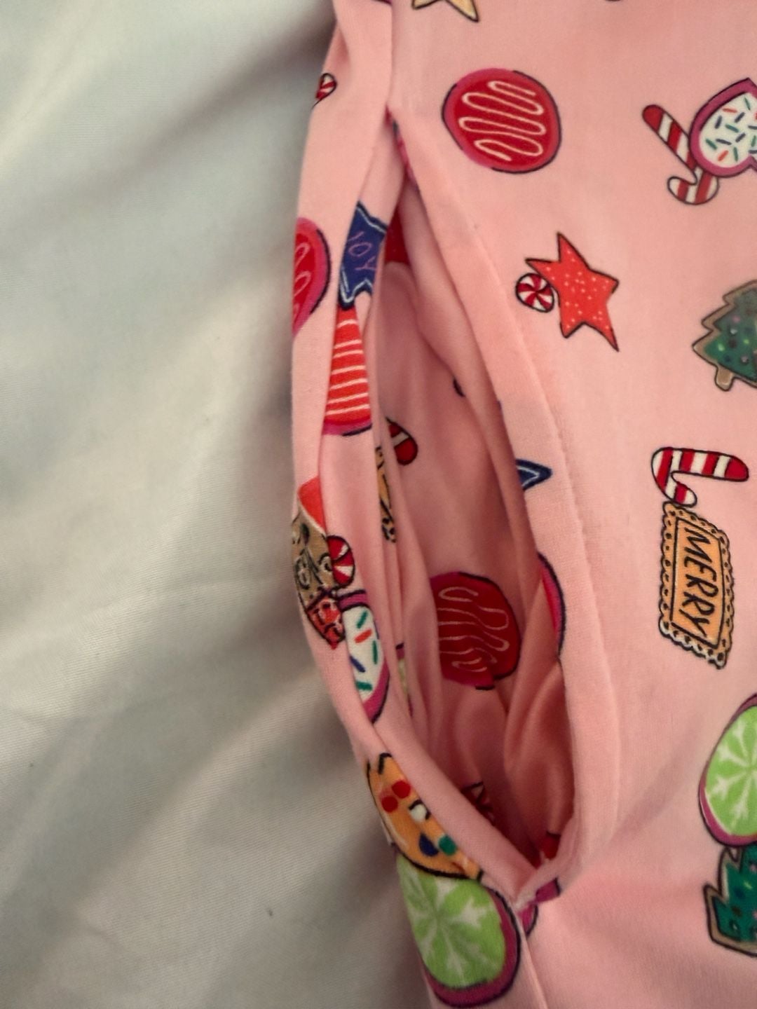 Joyspun Pink Candy Print Short Sleeve Sleep Shirt 8
