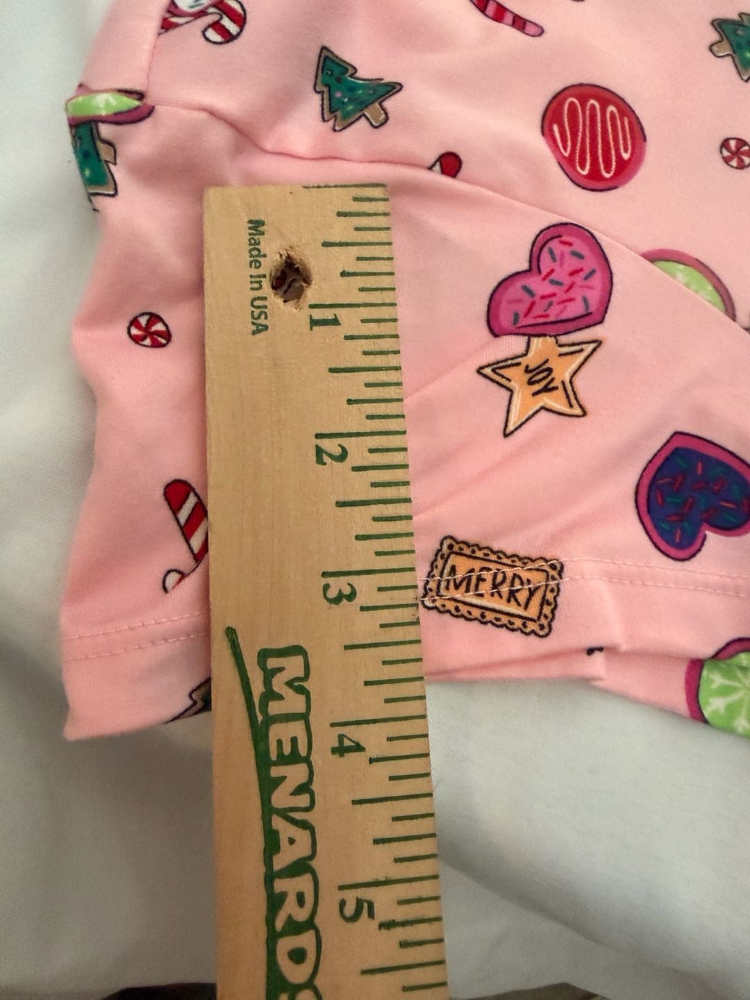 Joyspun Pink Candy Print Short Sleeve Sleep Shirt 9