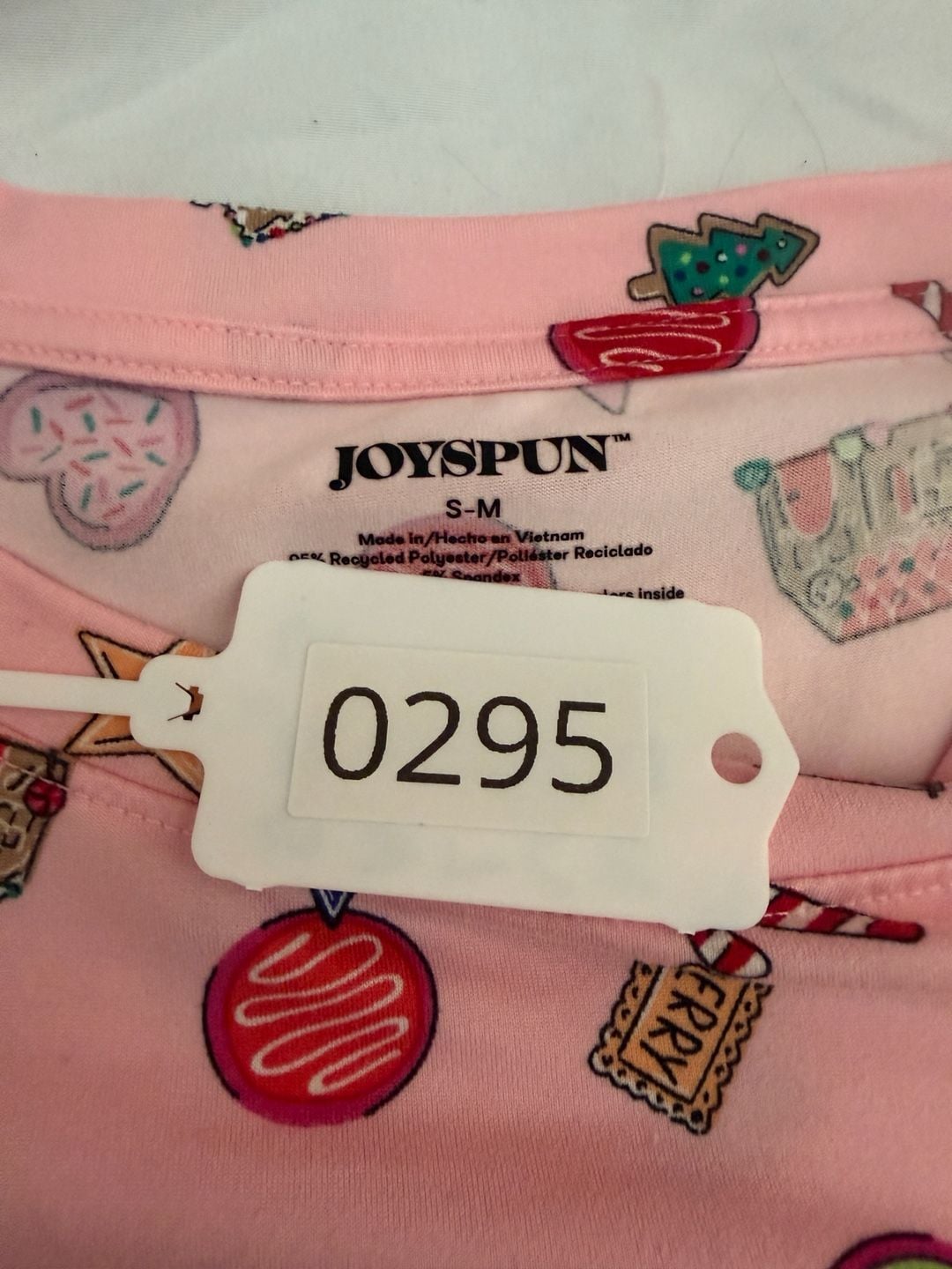 Joyspun Pink Candy Print Short Sleeve Sleep Shirt 10