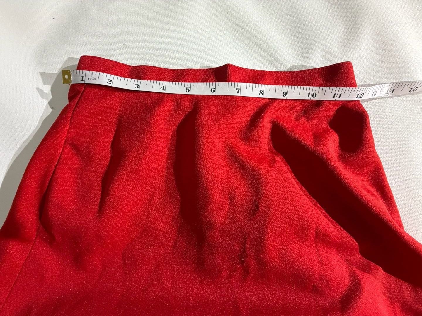 Varsity Spirit Red Black Gold Striped Cheer Skirt Size 6-14 4