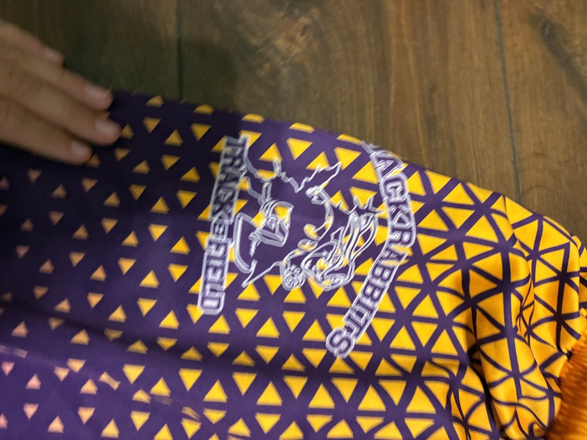 Smack Sportswear Jackrabbits Track And Field Pants Size M Purple 5