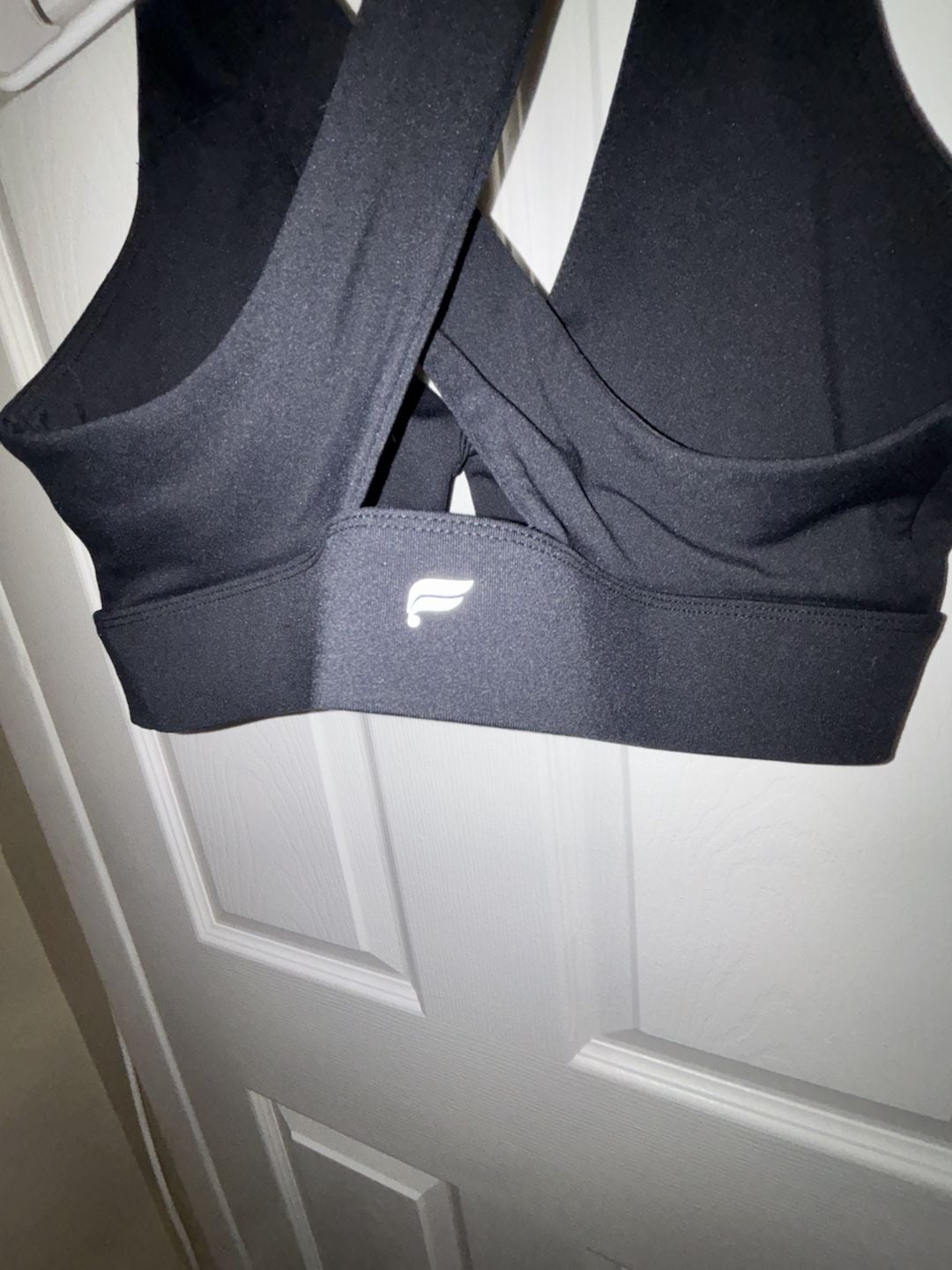 Fabletics Black Crossback Sports Bra 3