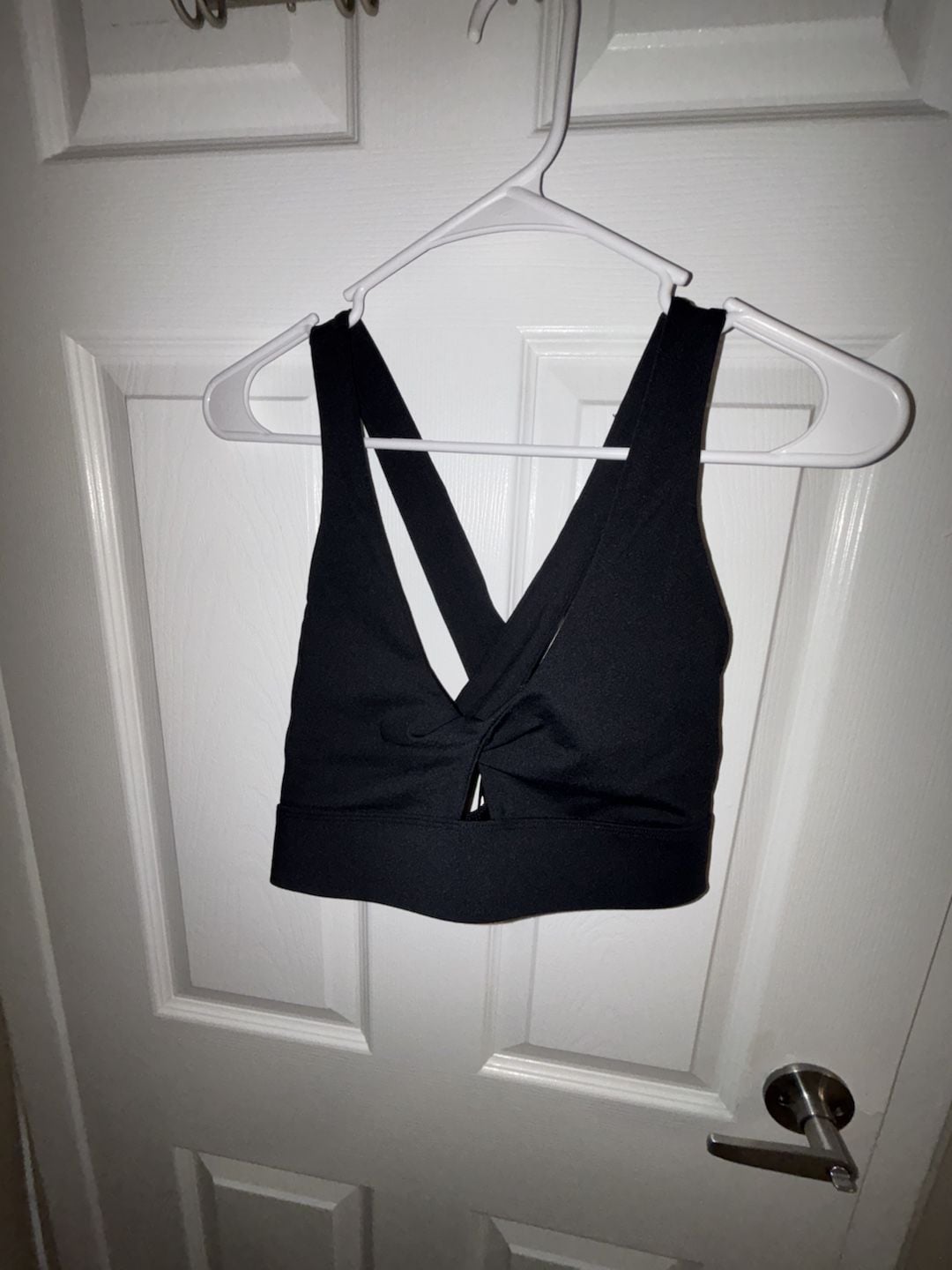 Fabletics Black Crossback Sports Bra 4