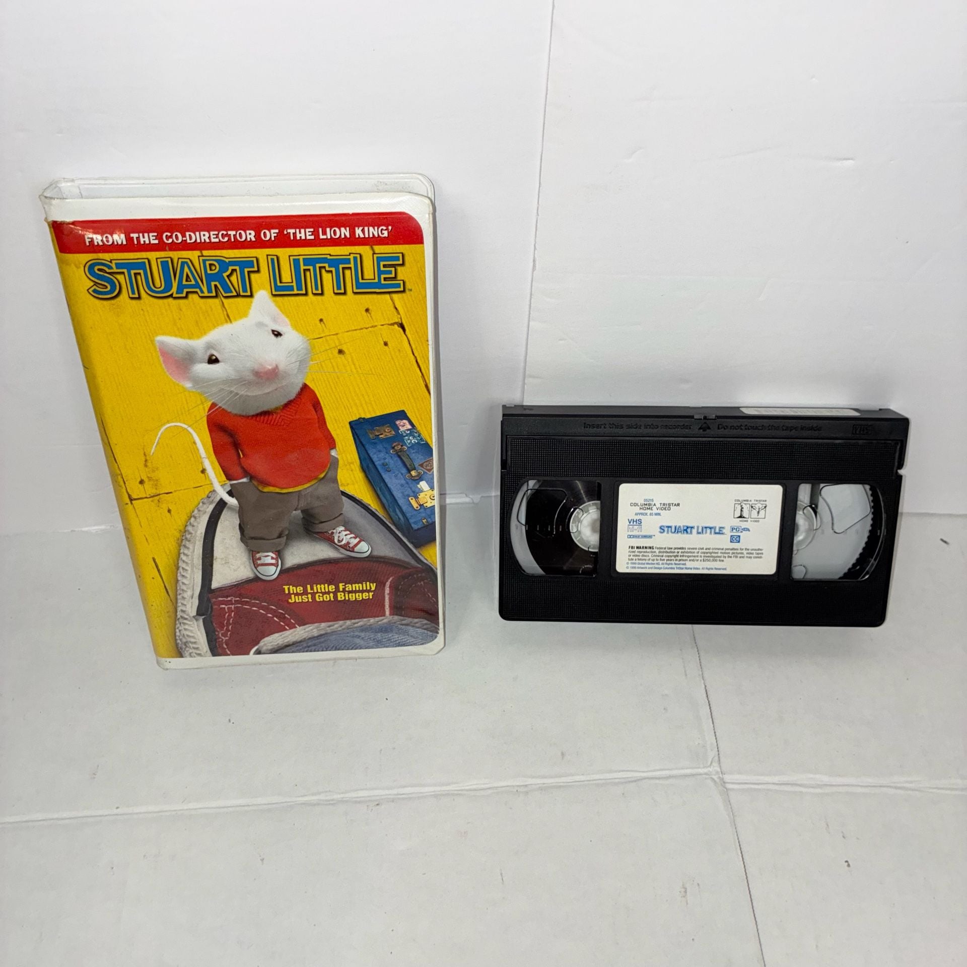 Stuart Little VHS Tape 1999 Columbia TriStar Home Video Movie 1