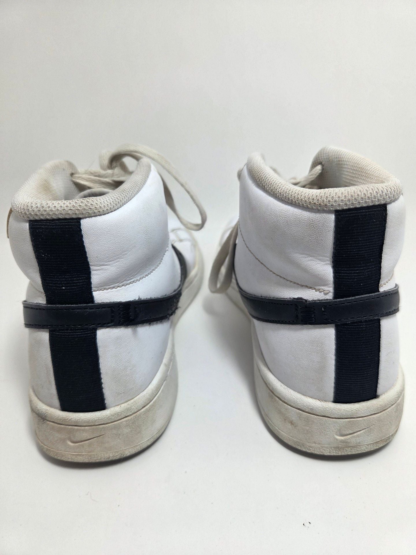 Nike Court Legacy Mid Size 8 White Black Sneakers CQ9179-100 7