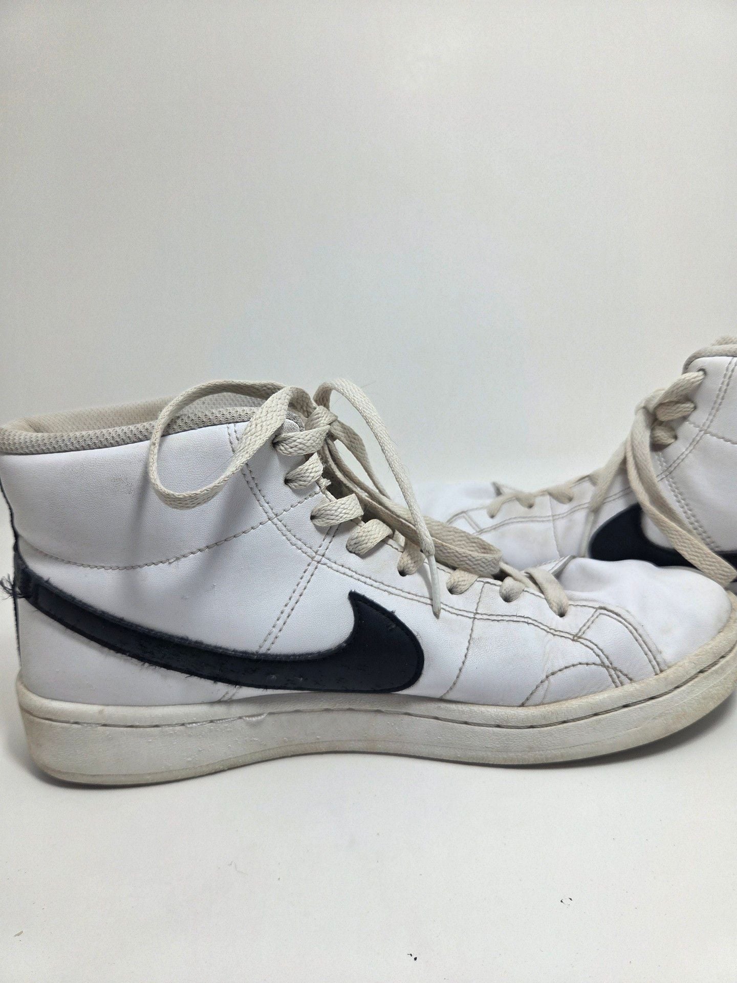 Nike Court Legacy Mid Size 8 White Black Sneakers CQ9179-100 8